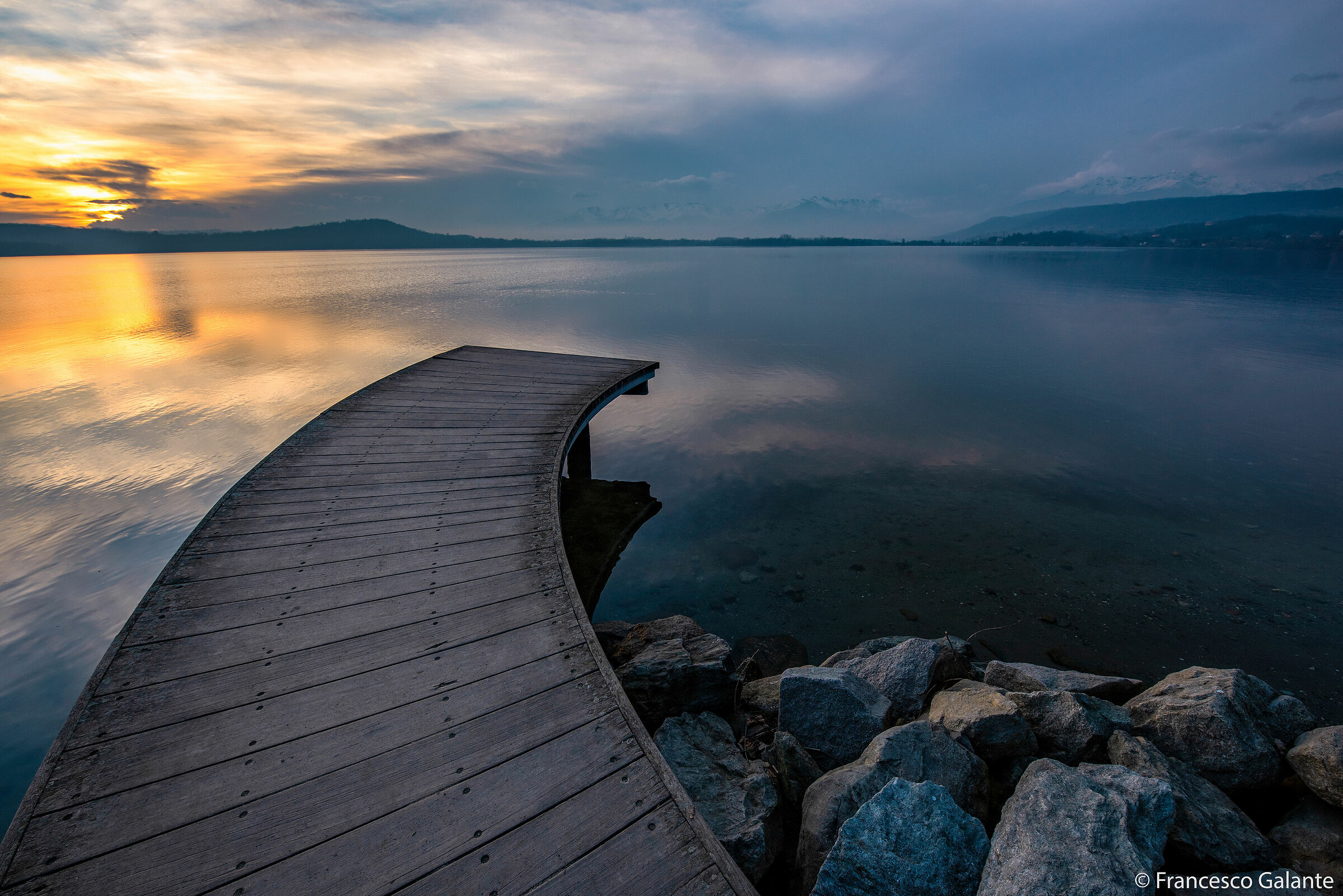 Tramonto al Lago di Viverone