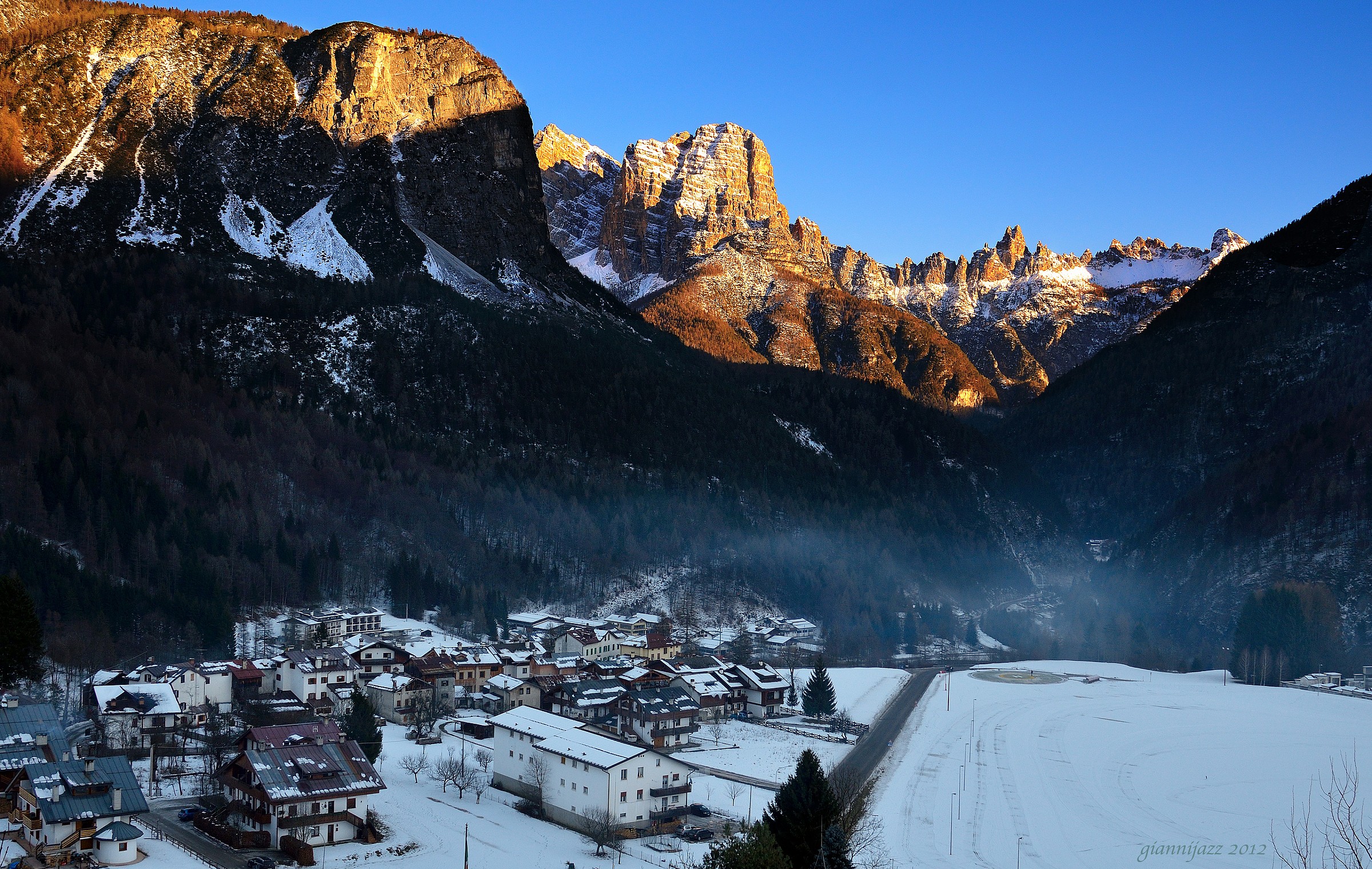 Towards the Bosconero, Baked Zoldo