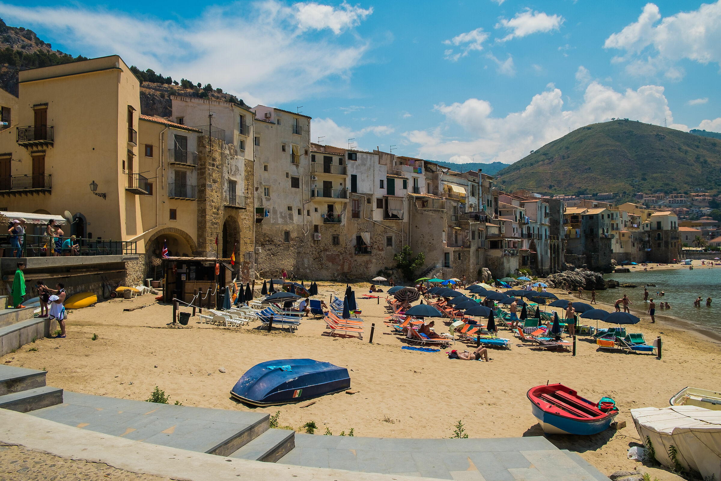 Cefalù beach