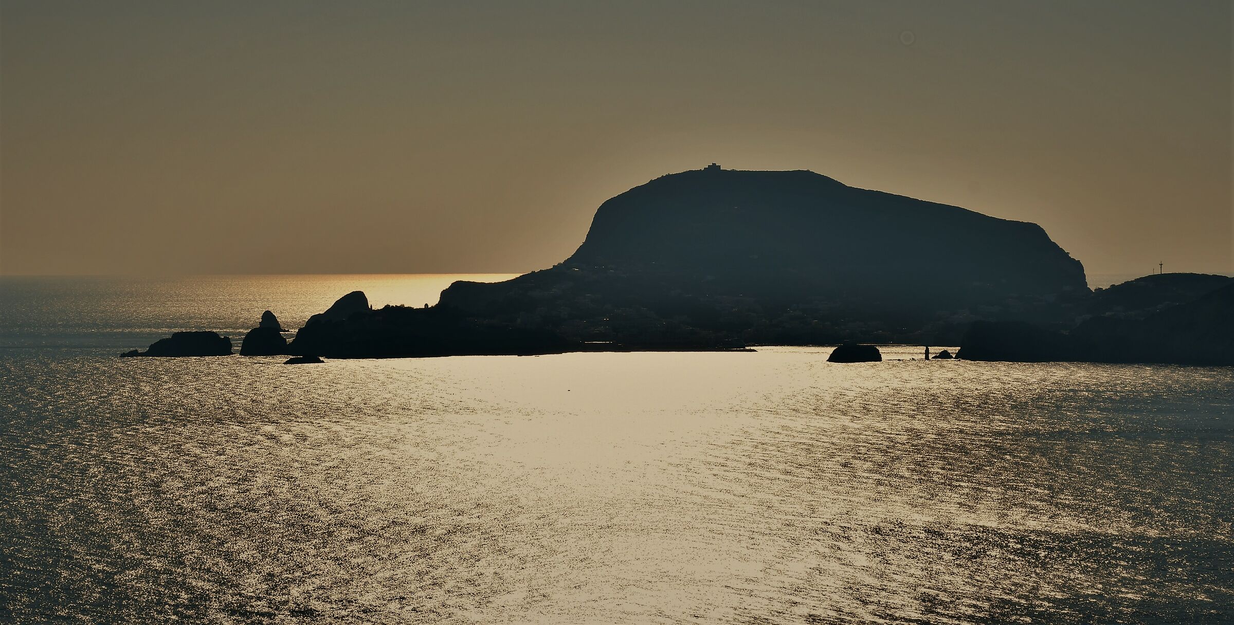 Mount of the Guard in the Backlight - Ponza