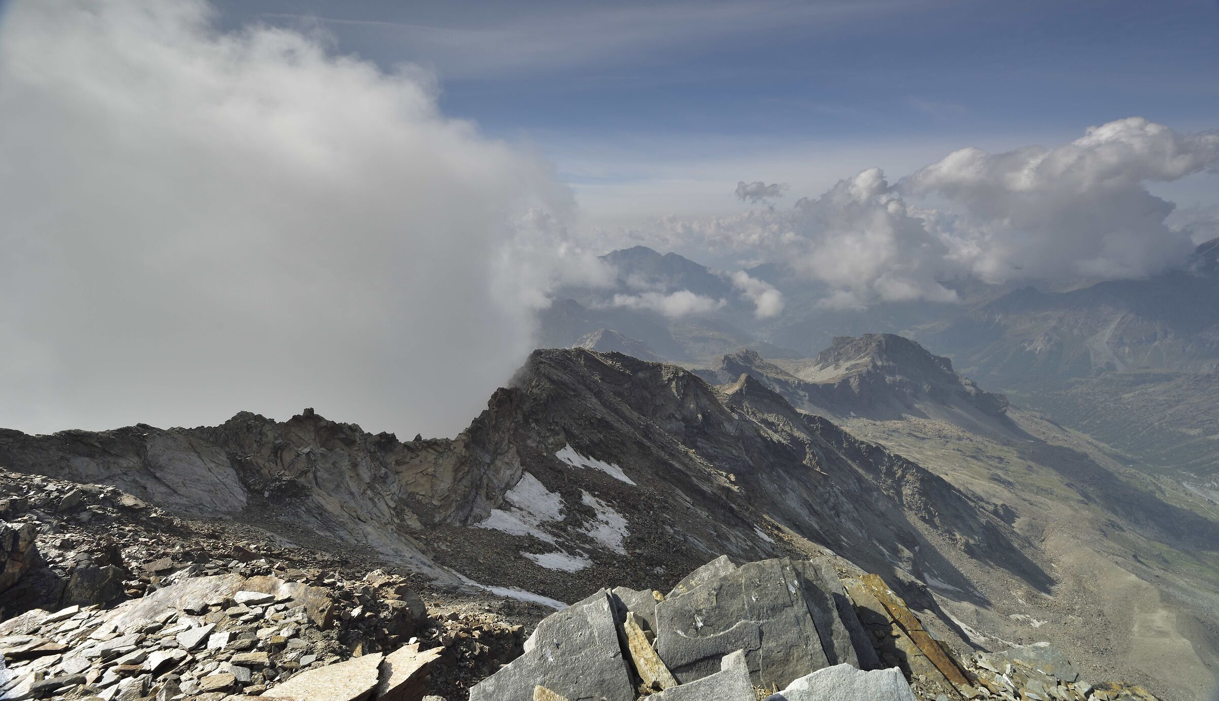 dalla conca del rifugio Quintino Sella