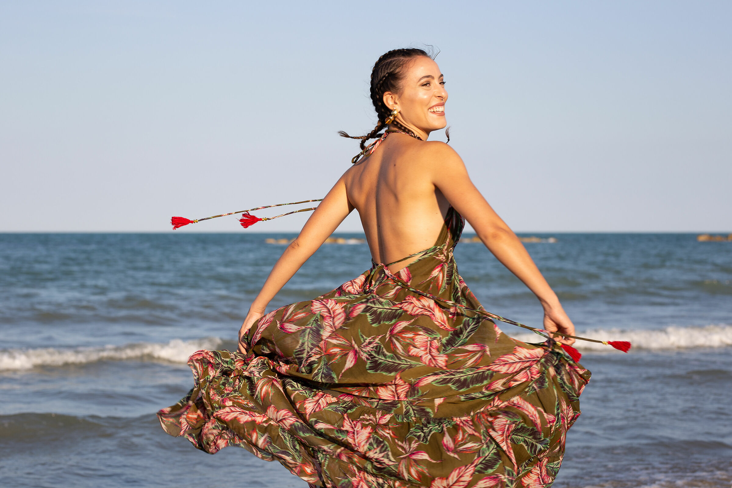 A smile and turns on the summer ....