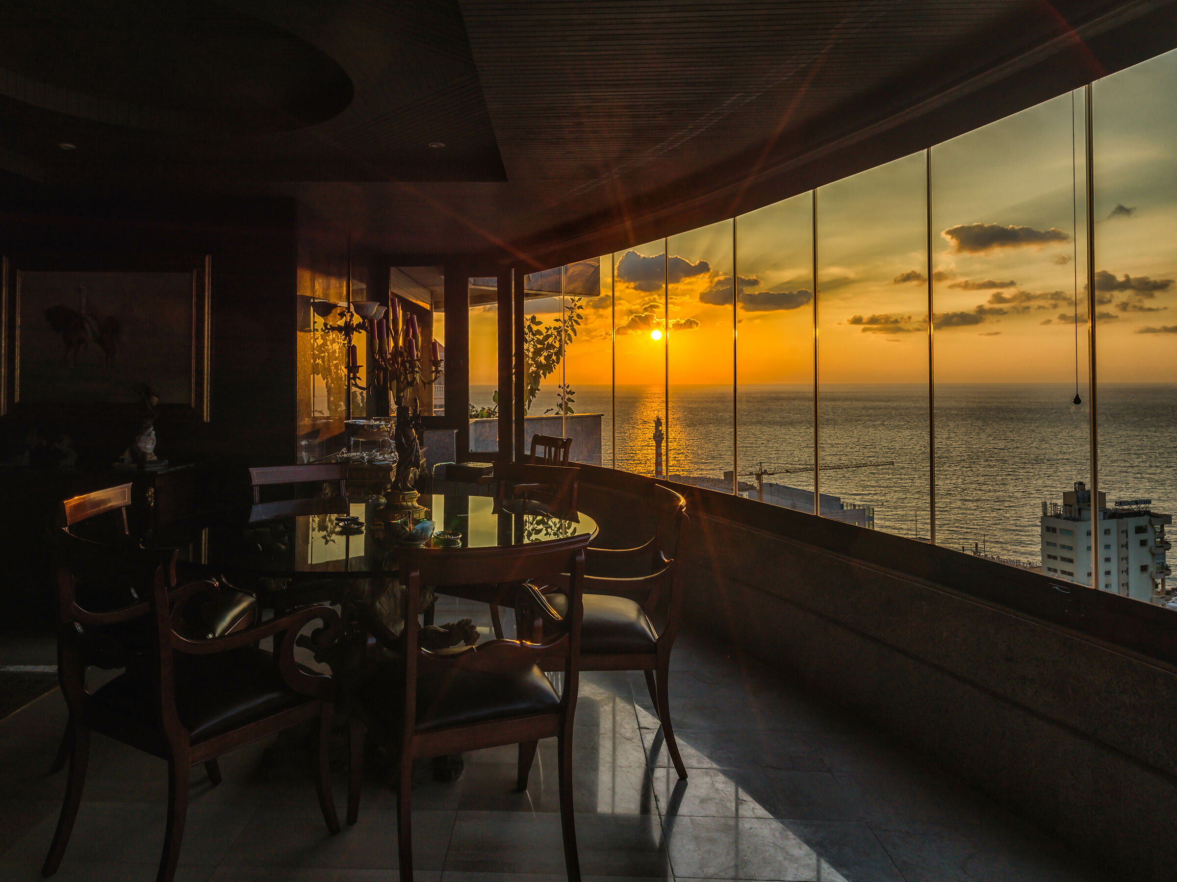 Sunset and Our Balcony