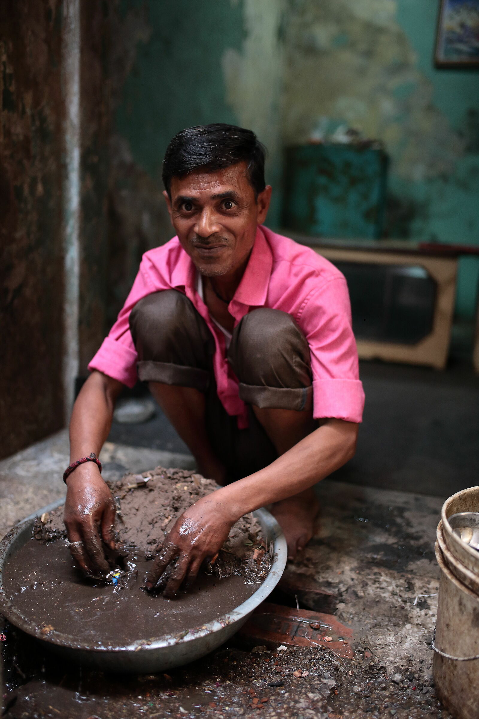 Rummaging through the ashes of the Cremition in search of