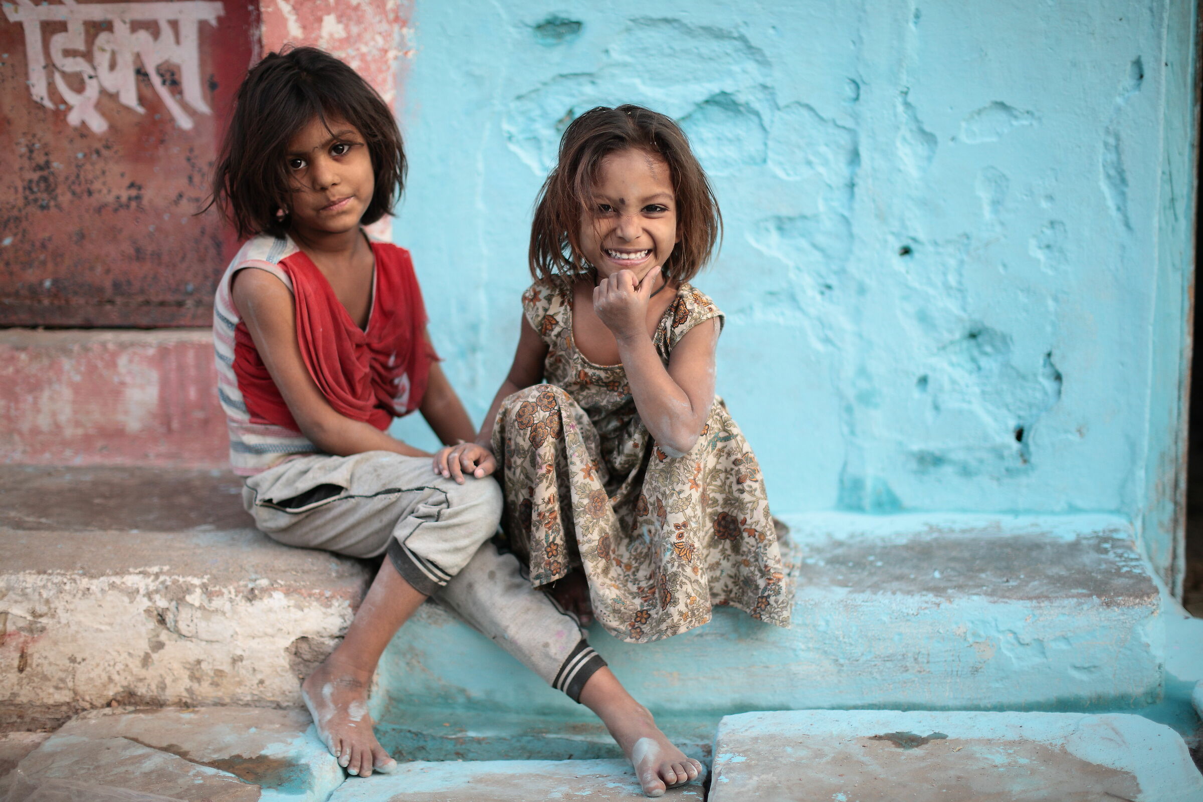 Scenes of everyday life in Kajuraho