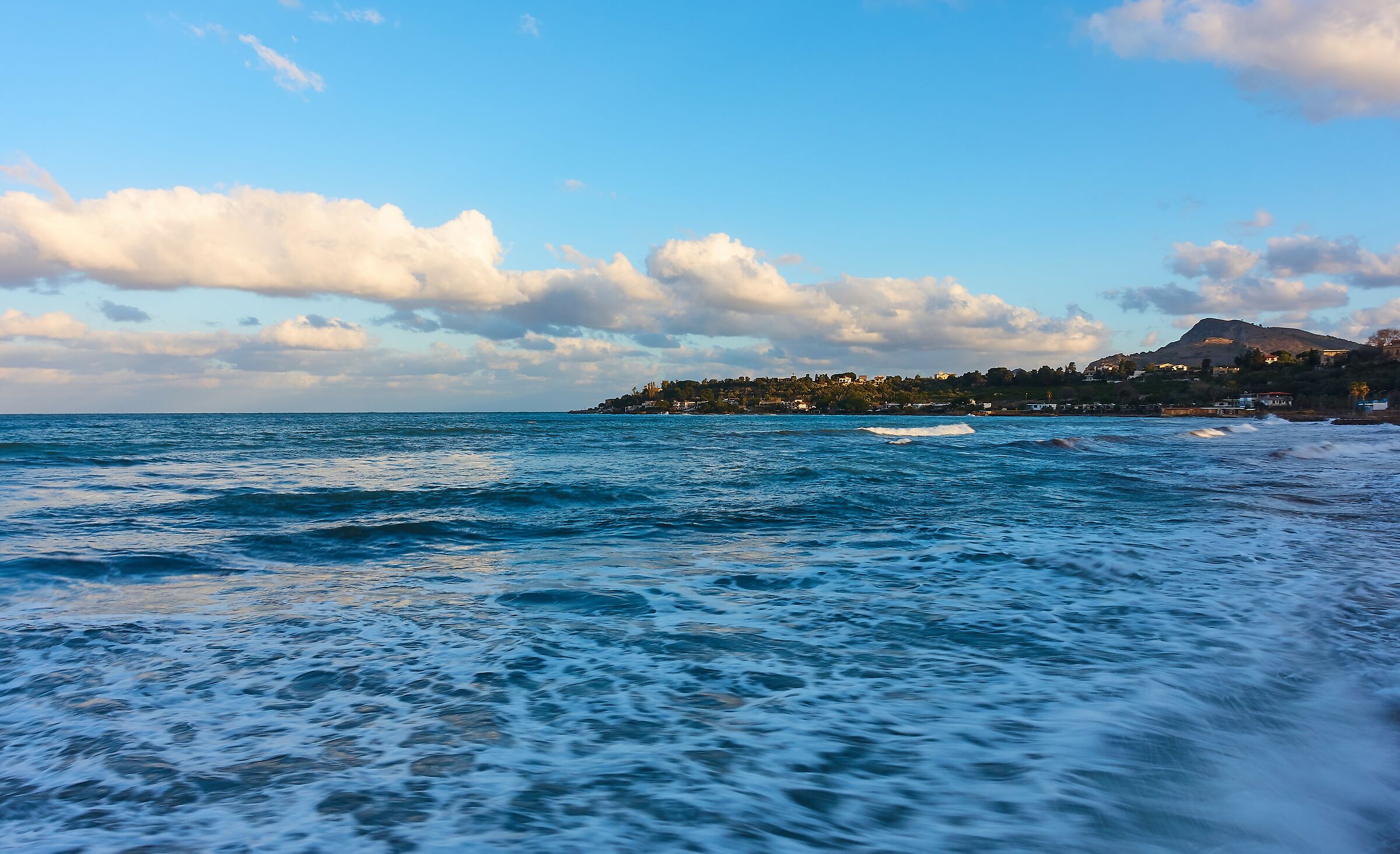 Casteldaccia: tramonto sul golfo