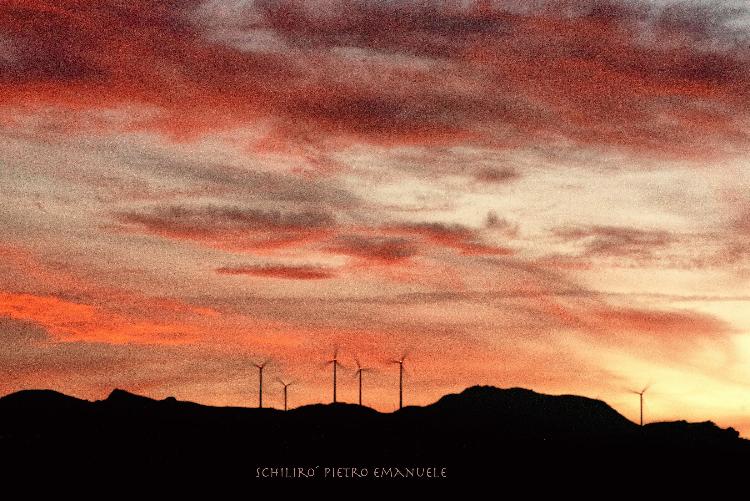 The wind and its energies among the colors of this magic