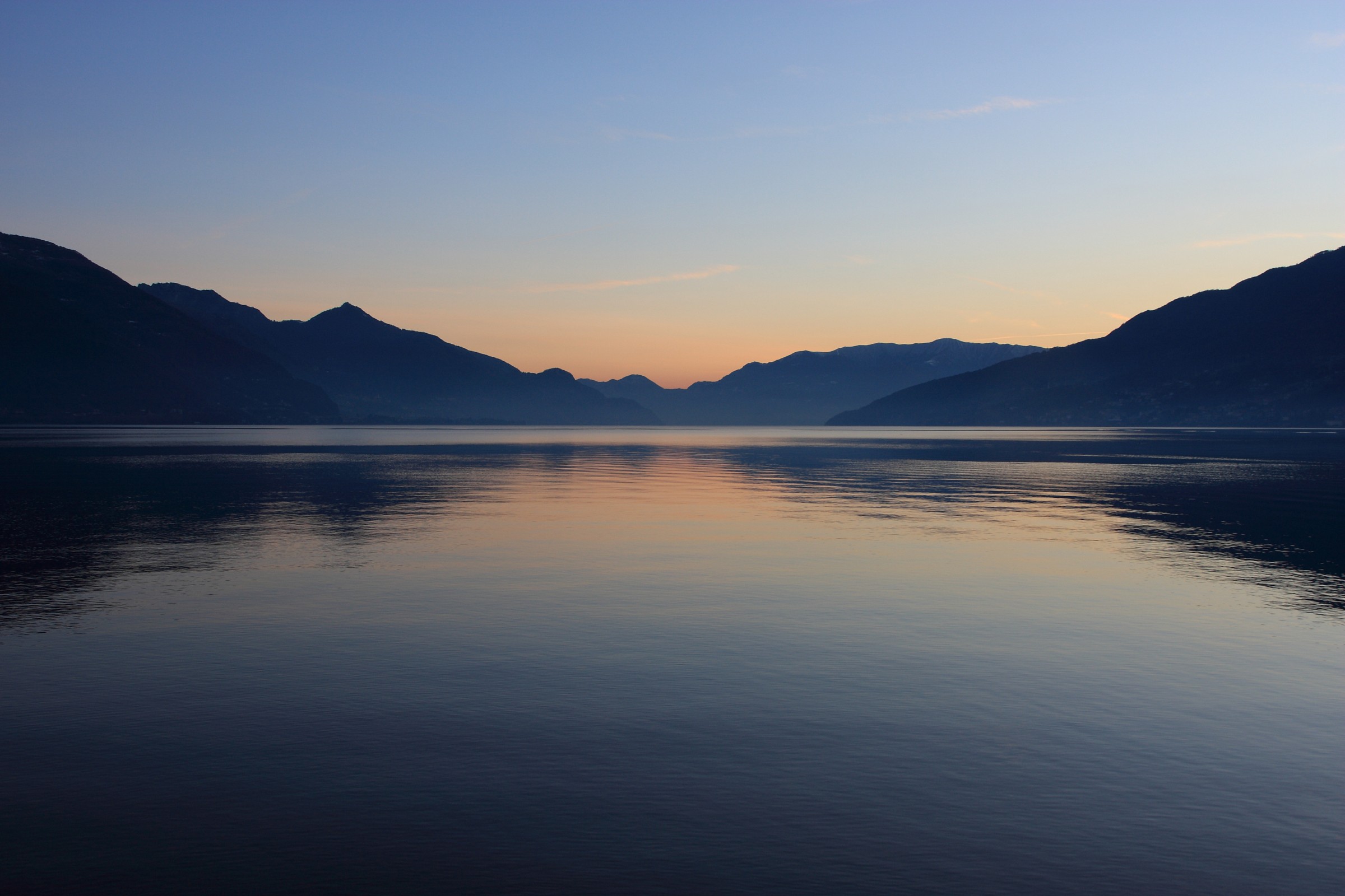 The lake in winter 2
