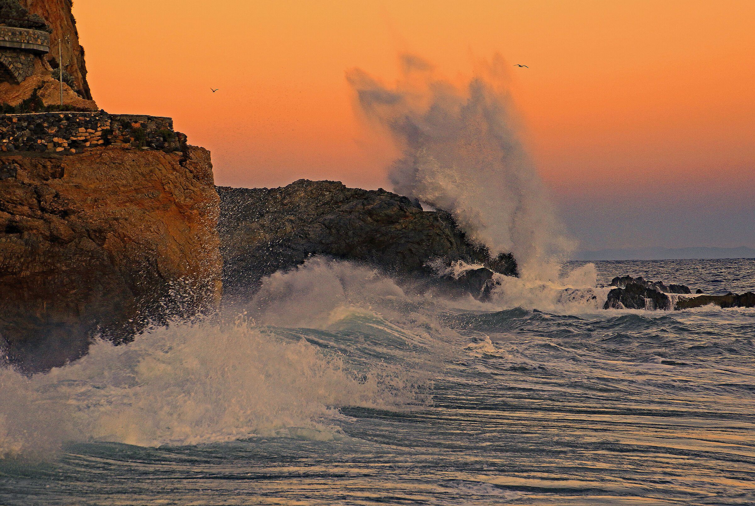 Mareggiata a Varigotti