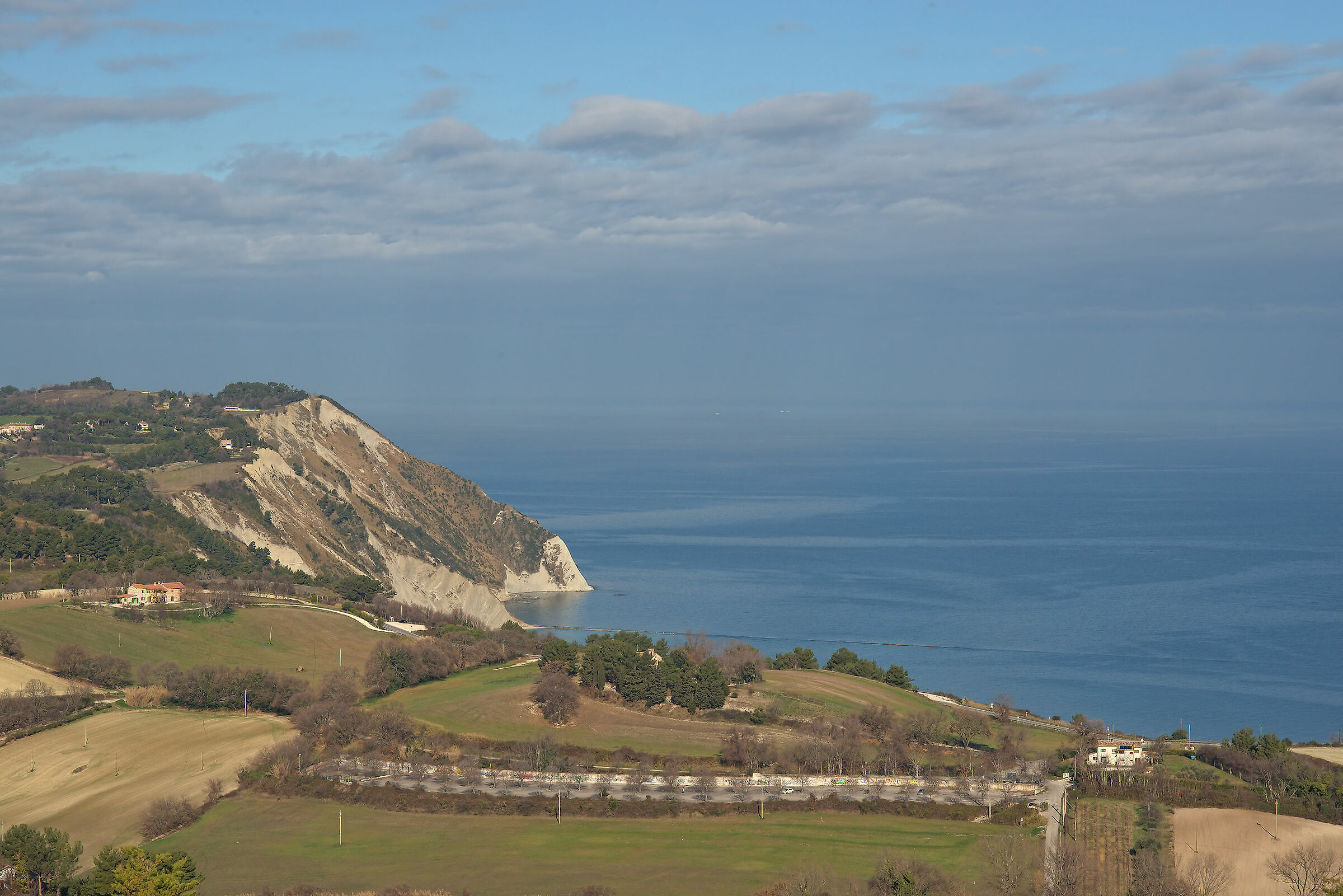 Veduta della riviera del Conero
