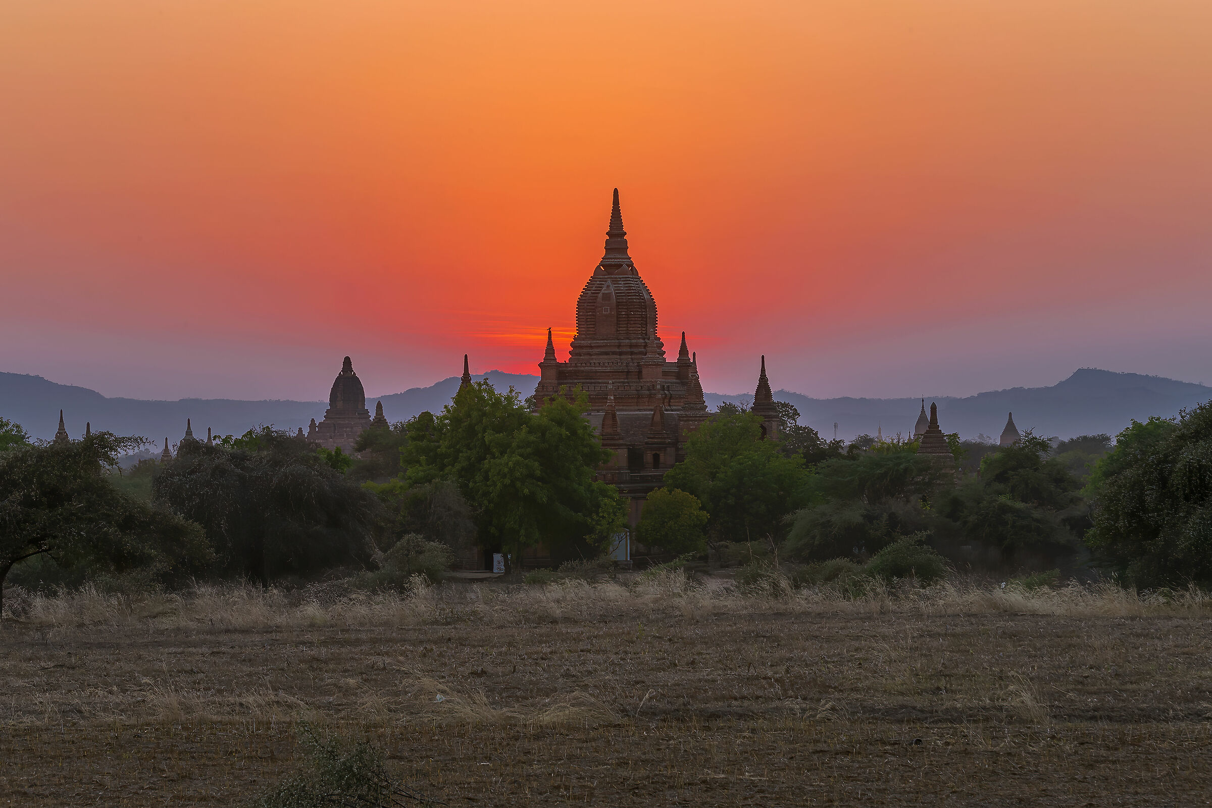 Sunset in Bagan