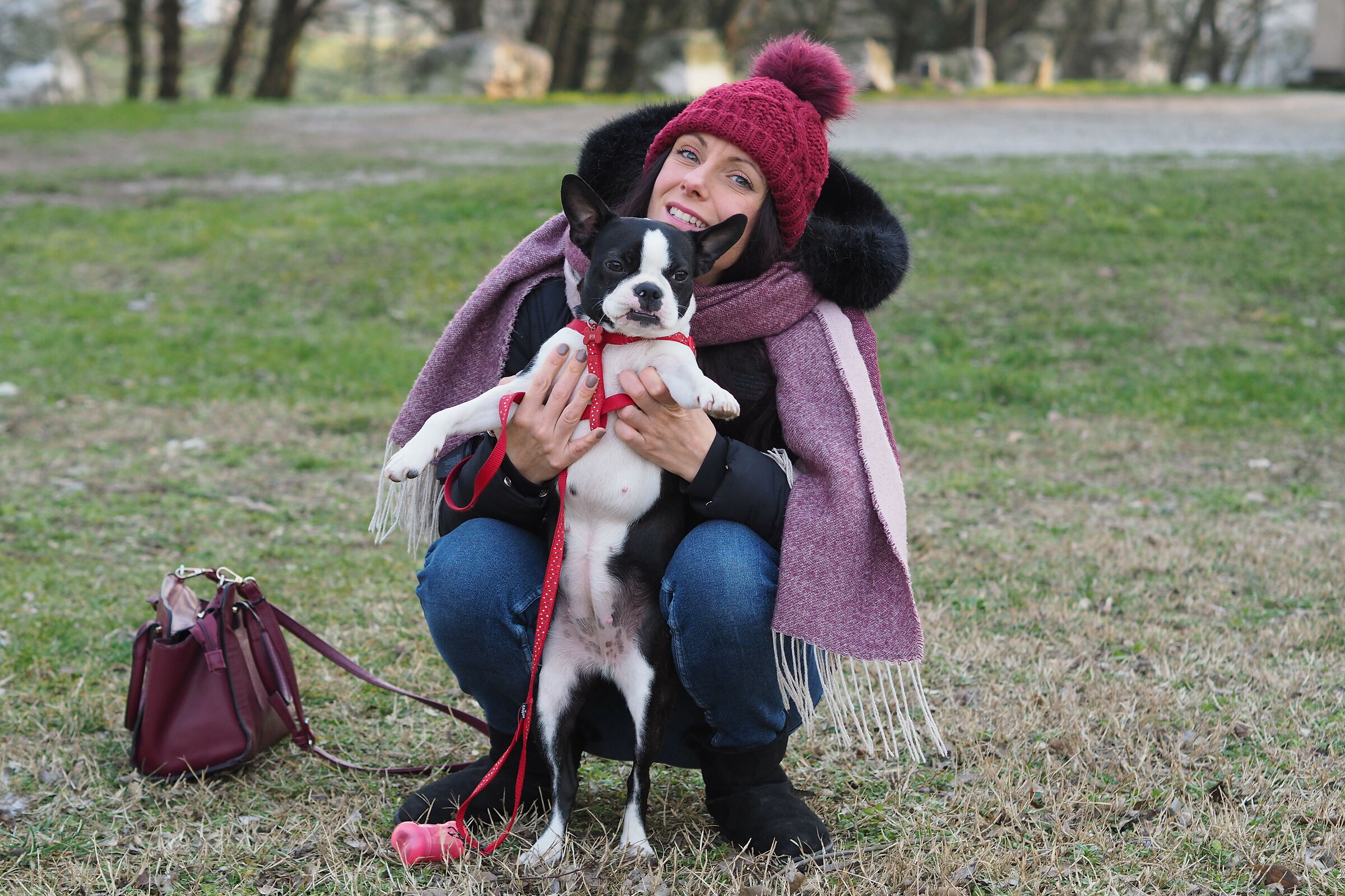 La felicità in una passeggiata al parco..