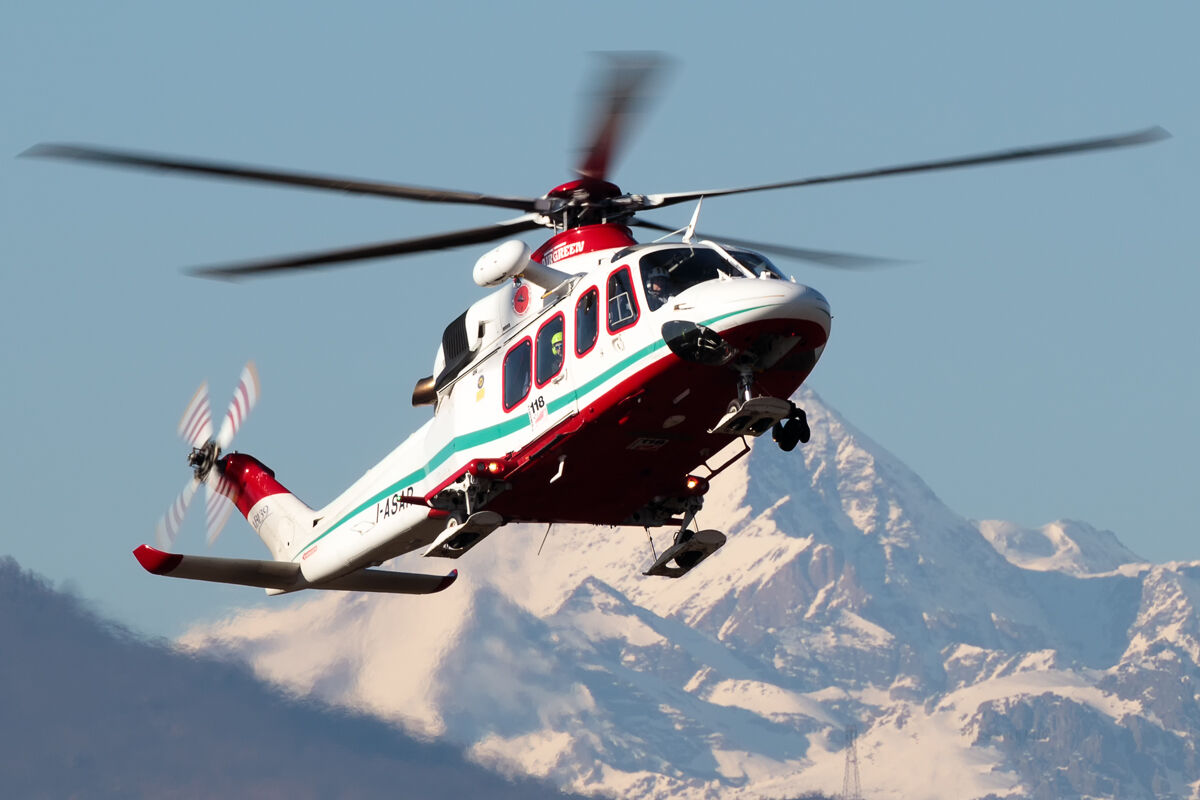 Rescue helicopter