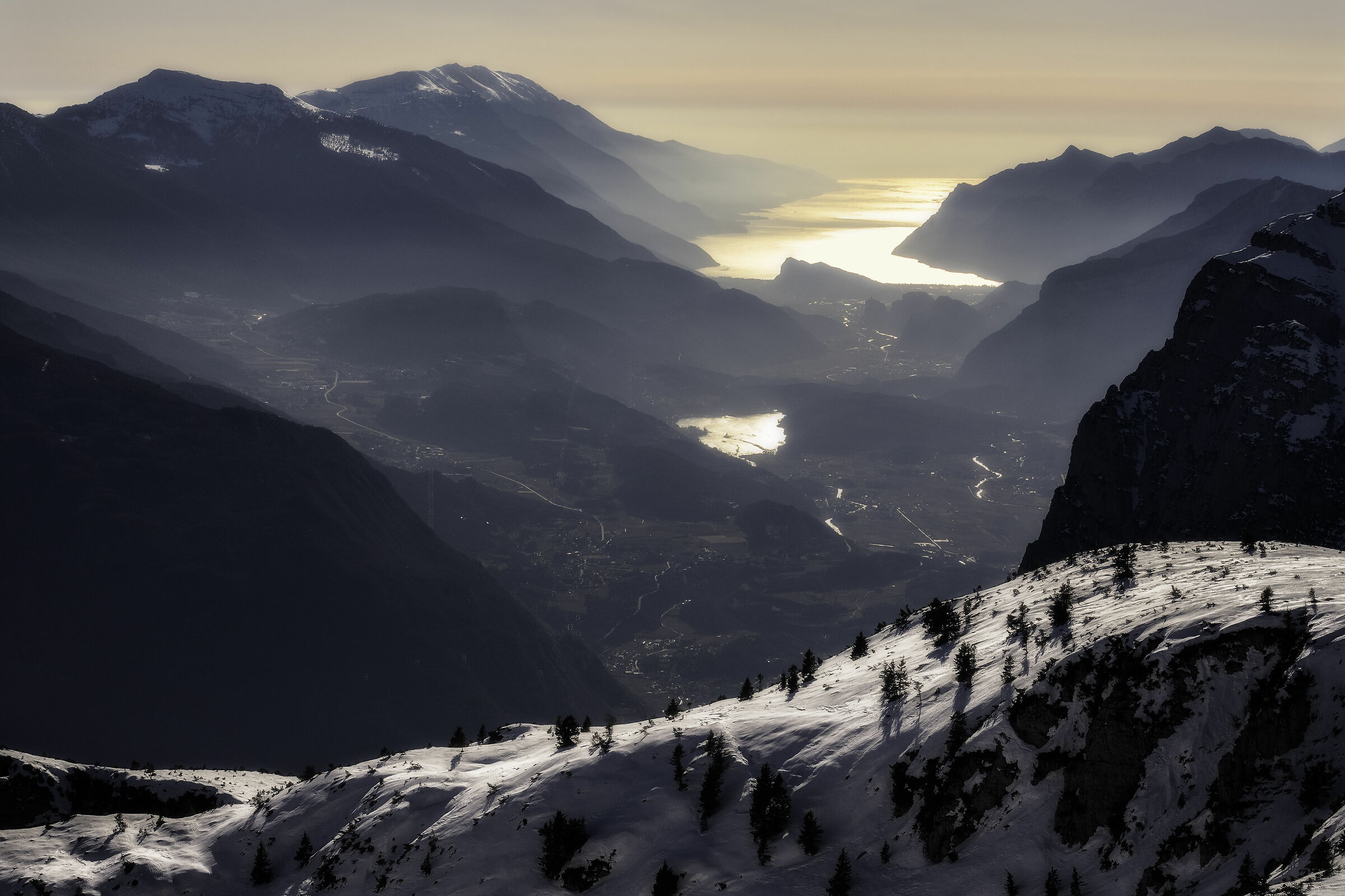 Lago di Garda da Cima Paganella