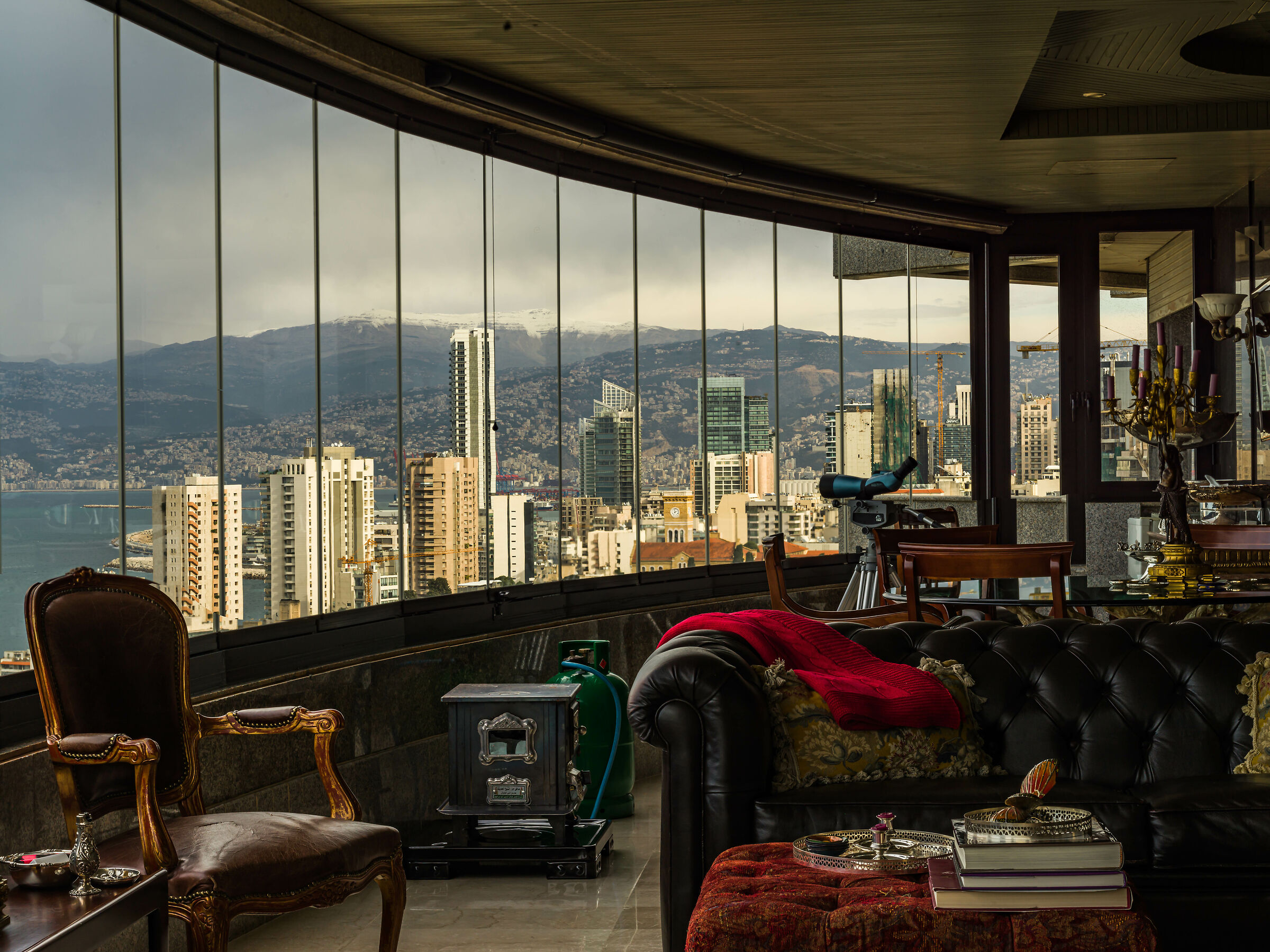 Il balcone in inverno