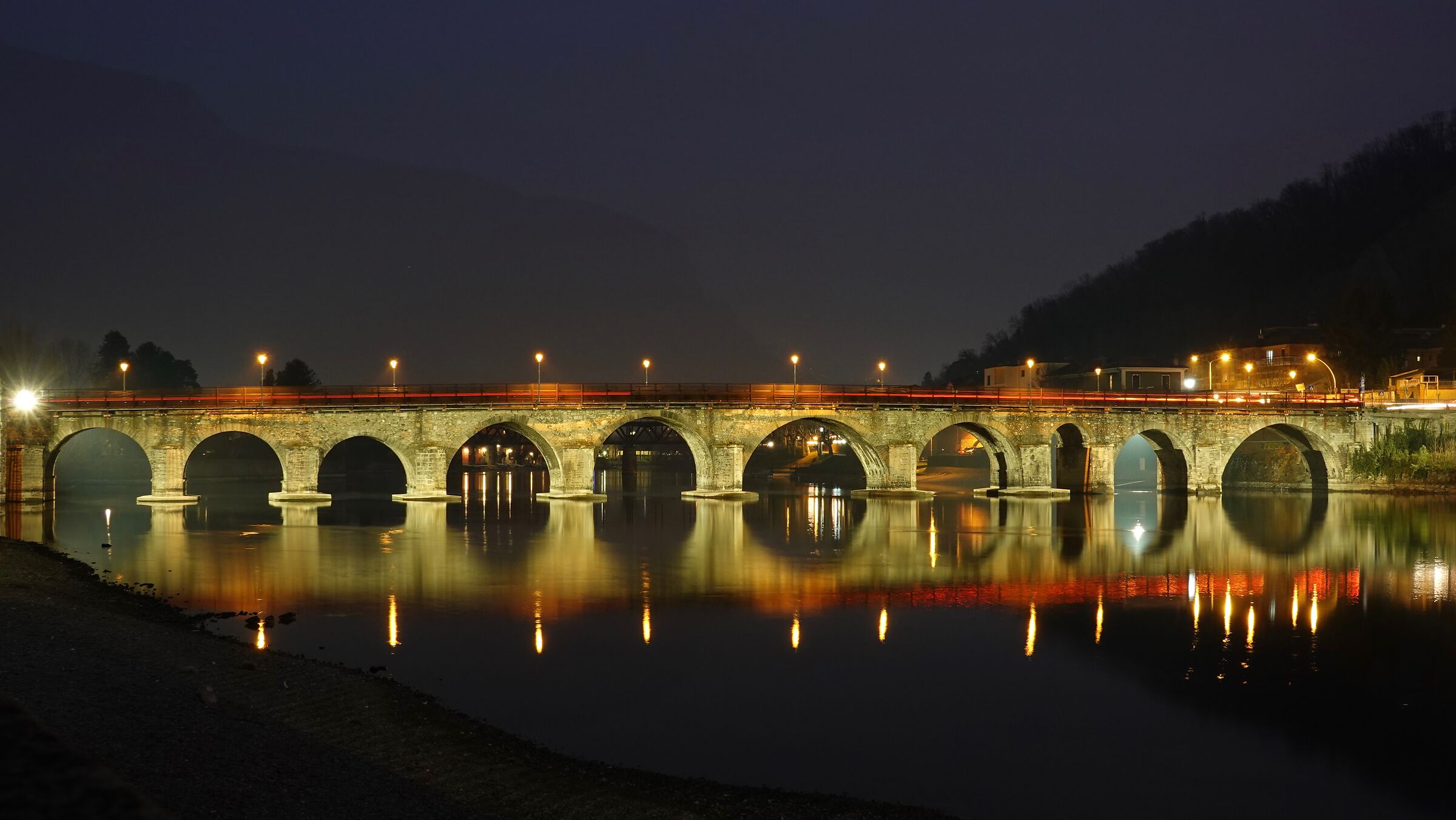 Lecco, ponte Azzone Visconti