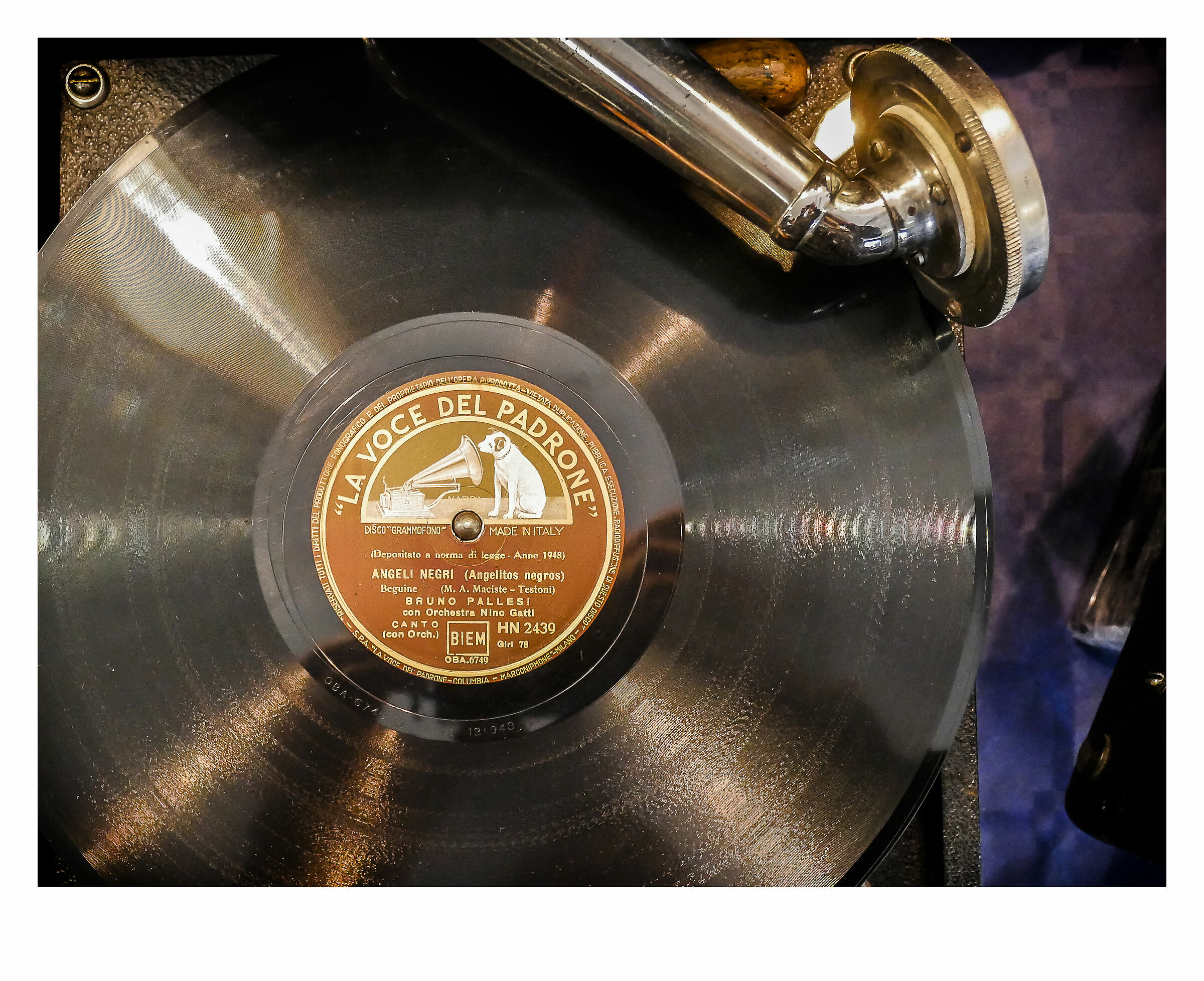 -the master, his voice and the angels blacks...