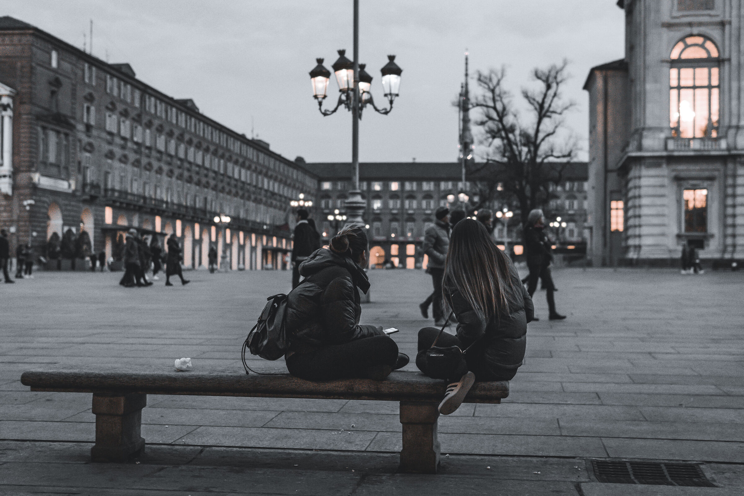 Two girls on a Sunday afternoon