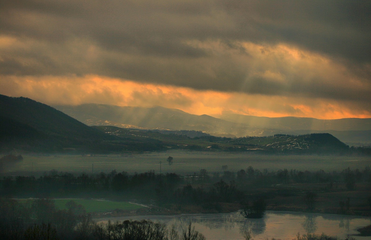 Sunshine through the fog