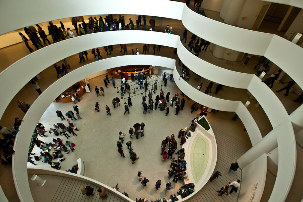 Guggenheim NY from above