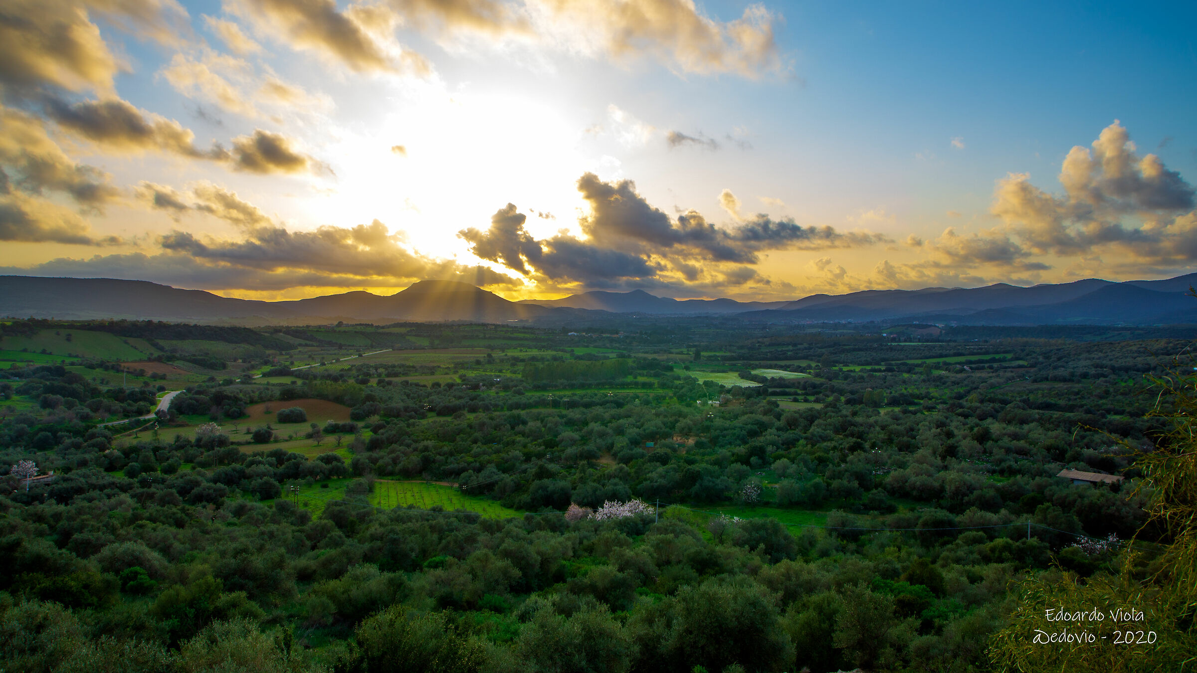 La veduta dalla Ex Miniera Sa Marchesa