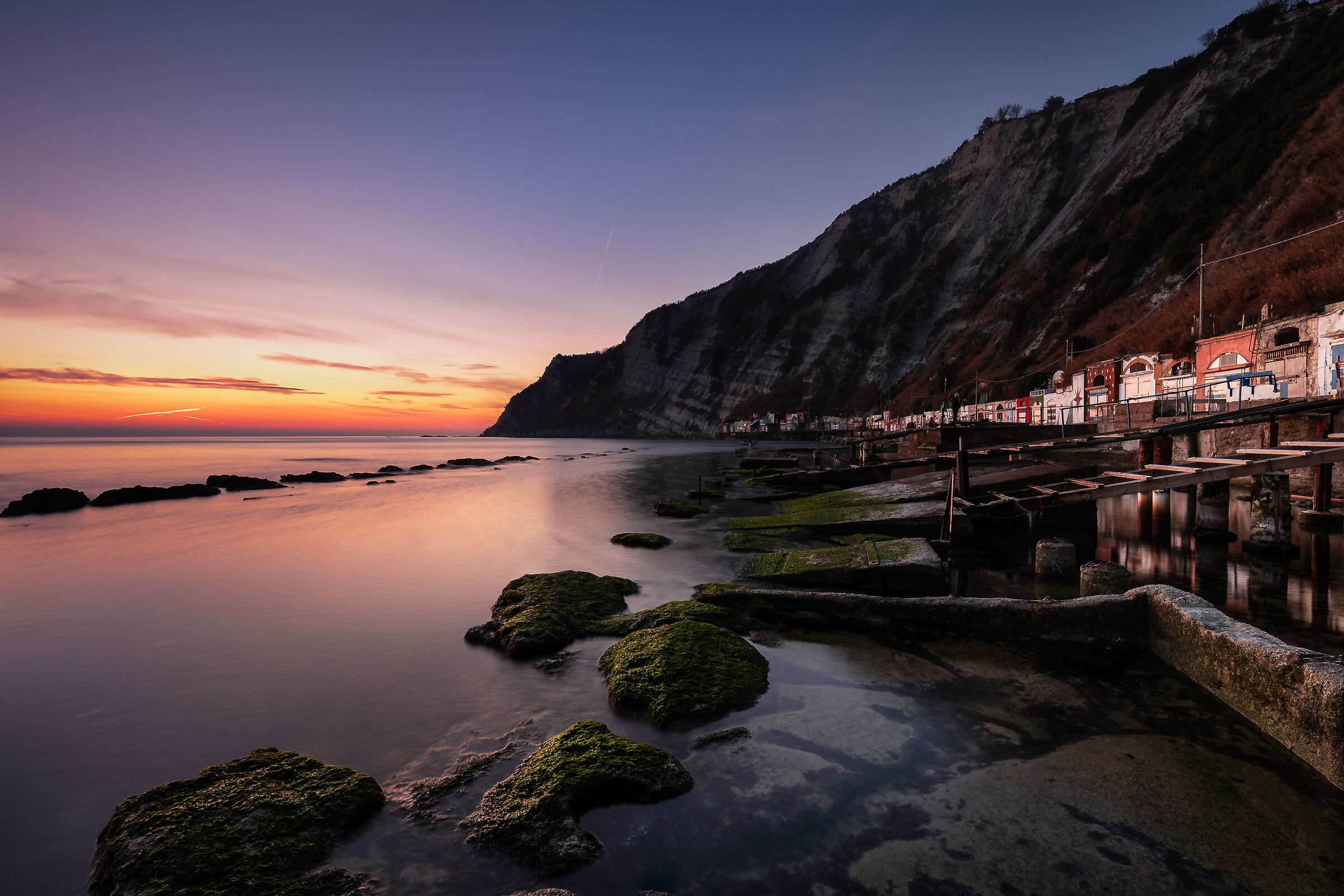 L'aurora nel posto più bello d'Italia