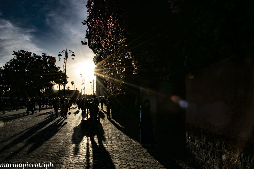 ombre lunghe a Marrakesh