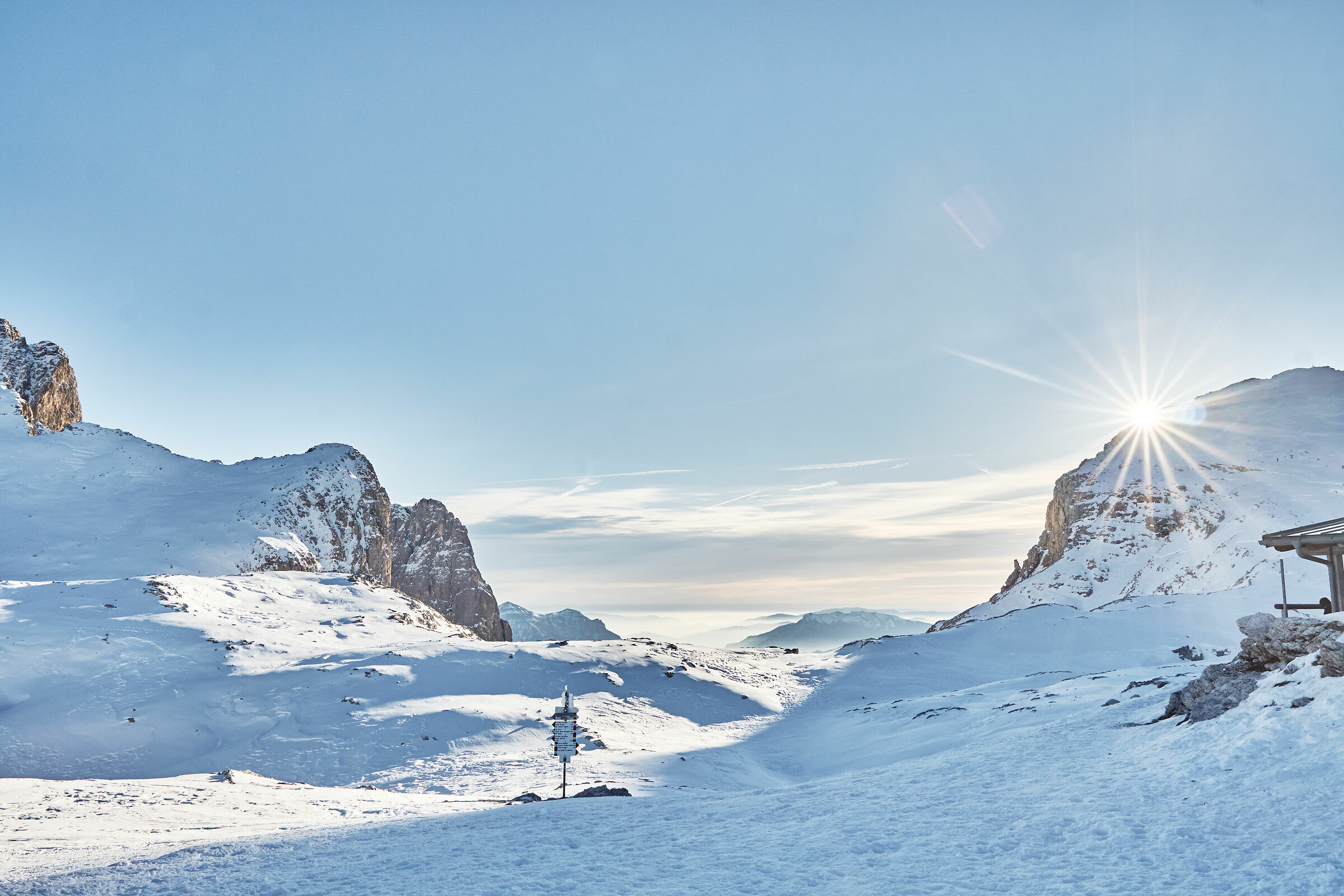 Cima Rosetta al calar del sole