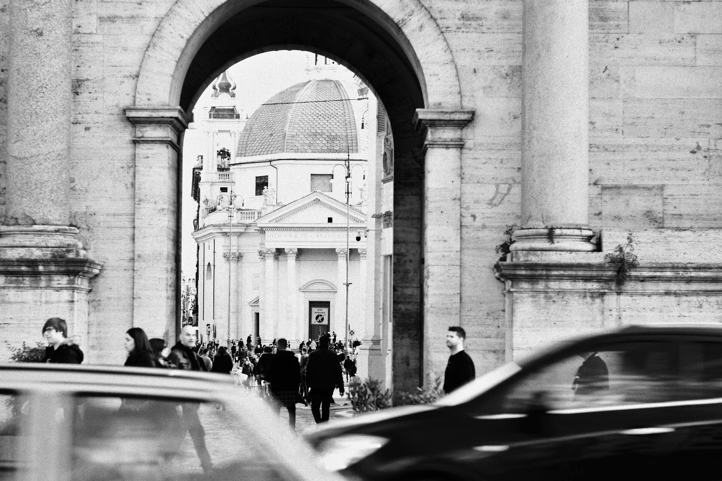 At the gates of the city