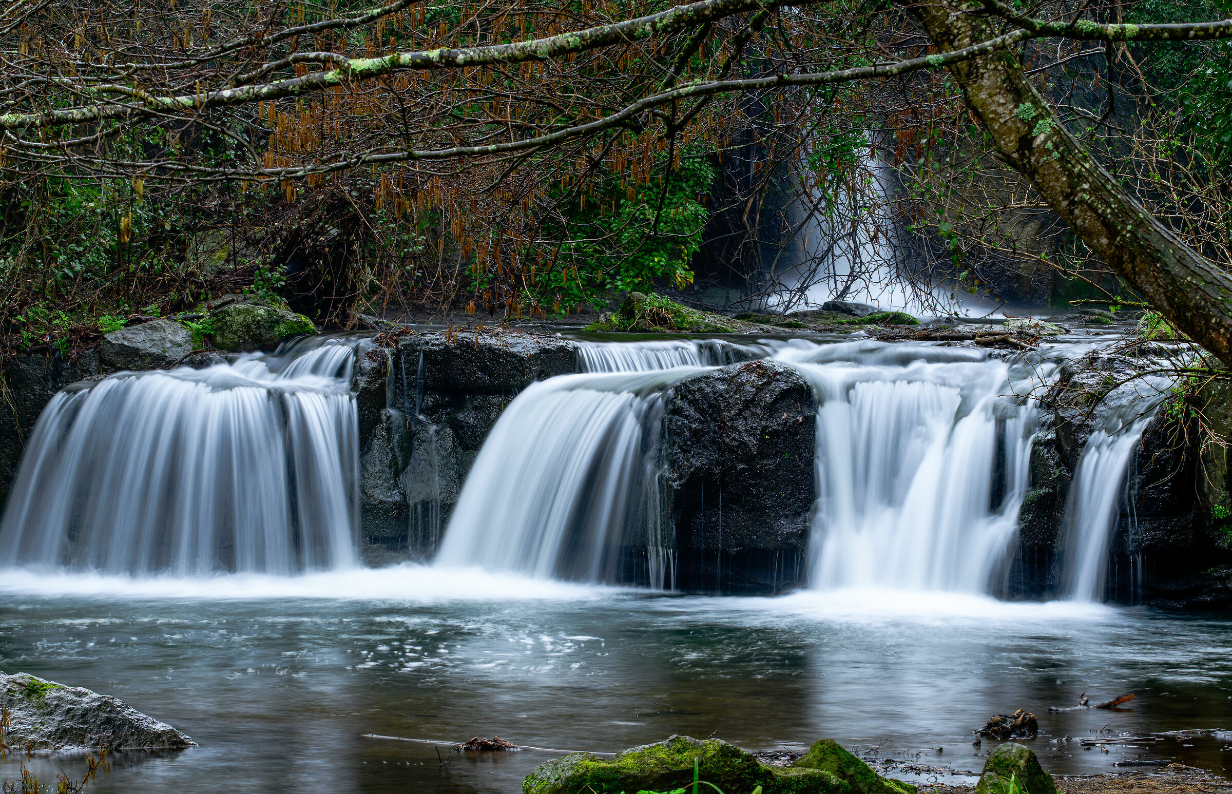 Calcata (Vt)-Cascate sul Treja in inverno