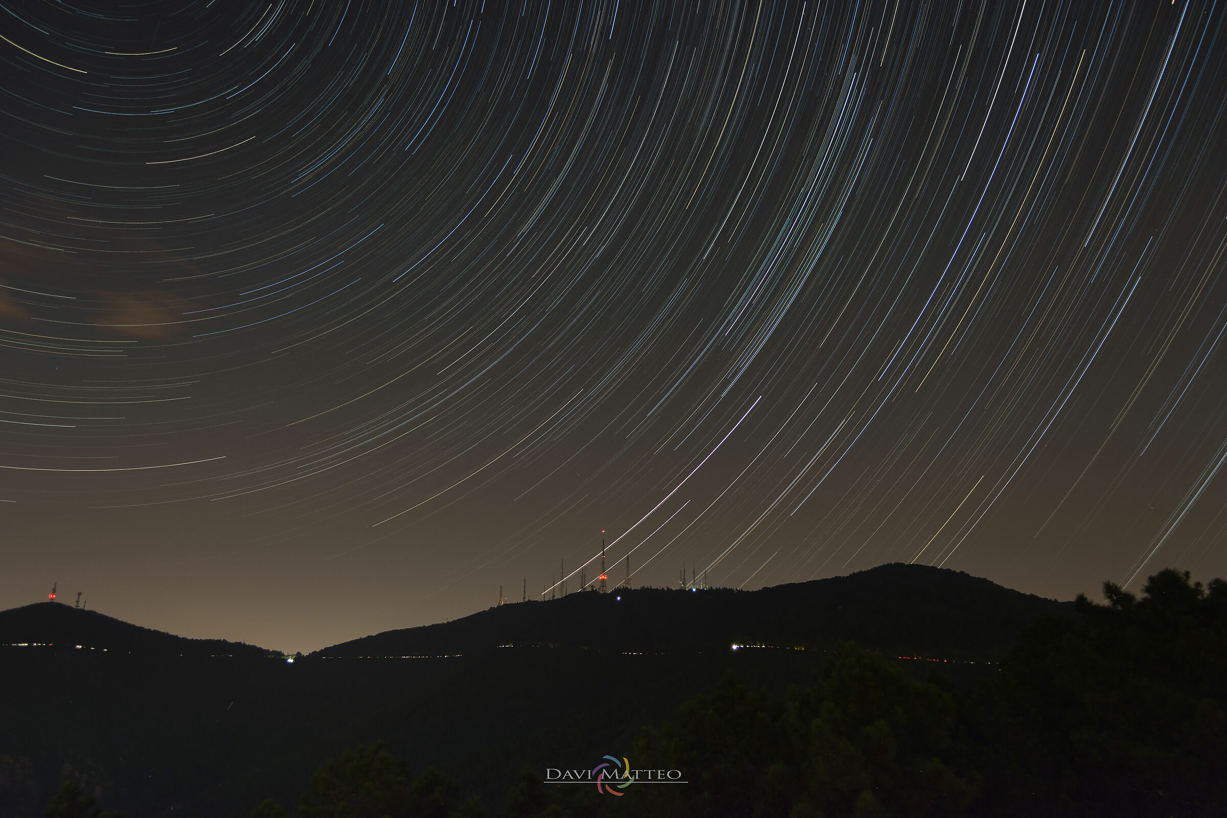 startrail monte serra