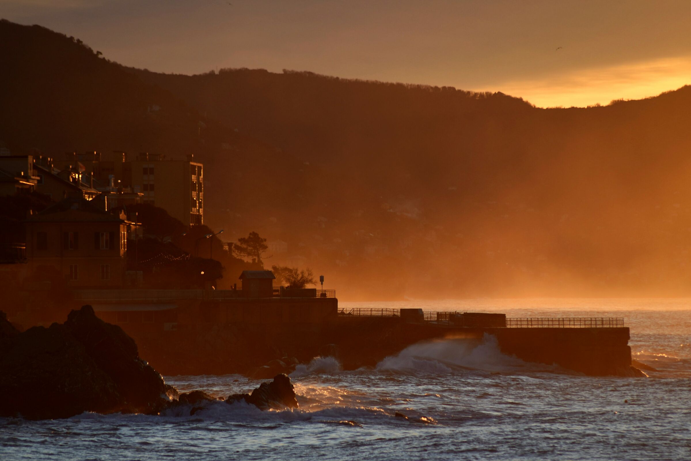Alba a Quinto al Mare