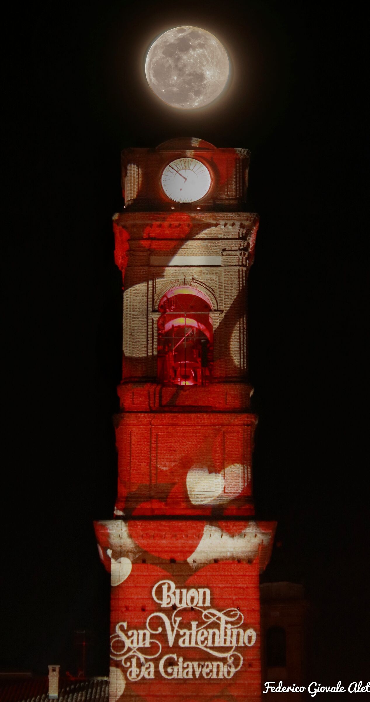 Valentine's Day in Giaveno and Full Moon