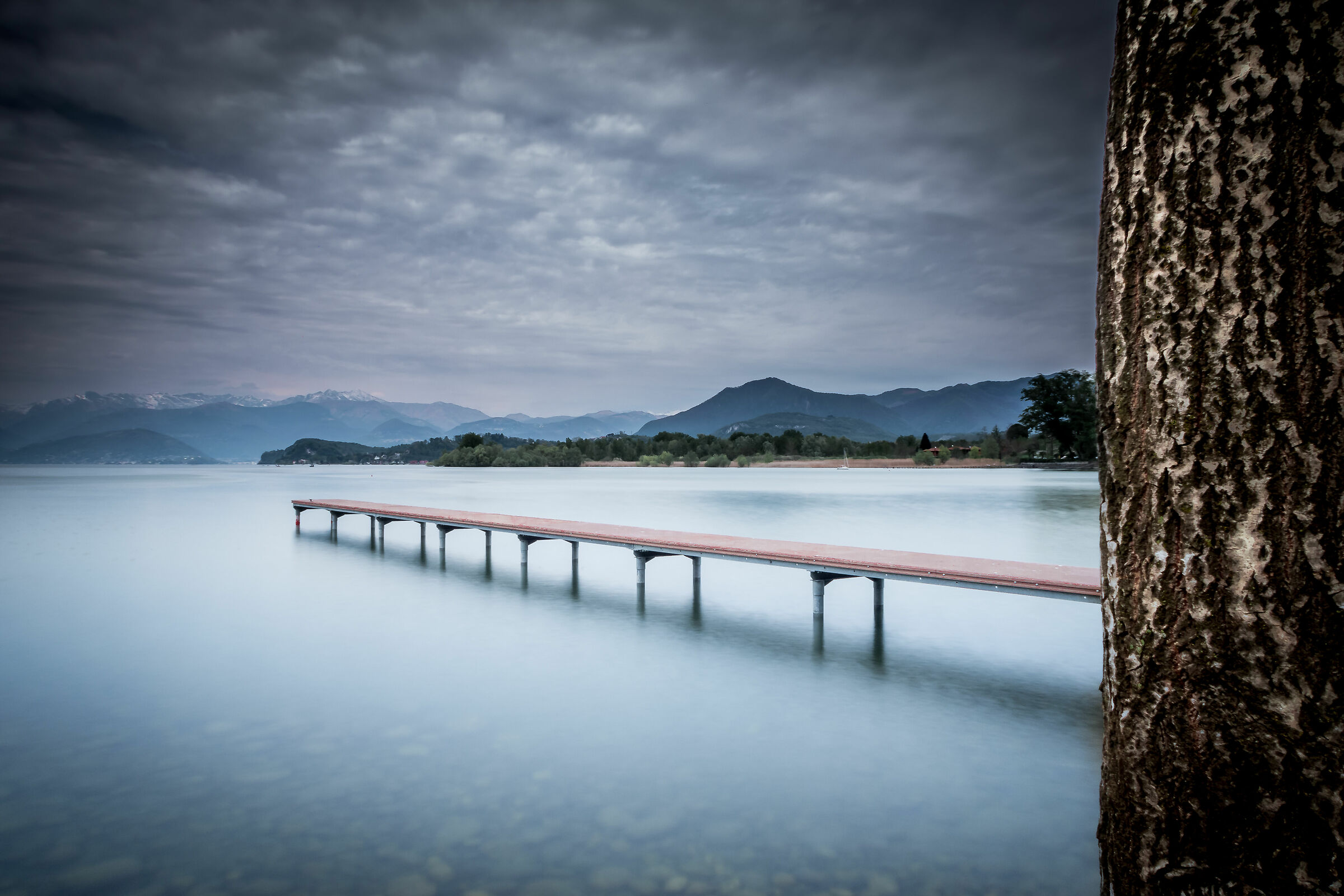 Lunga esposizione al lago..