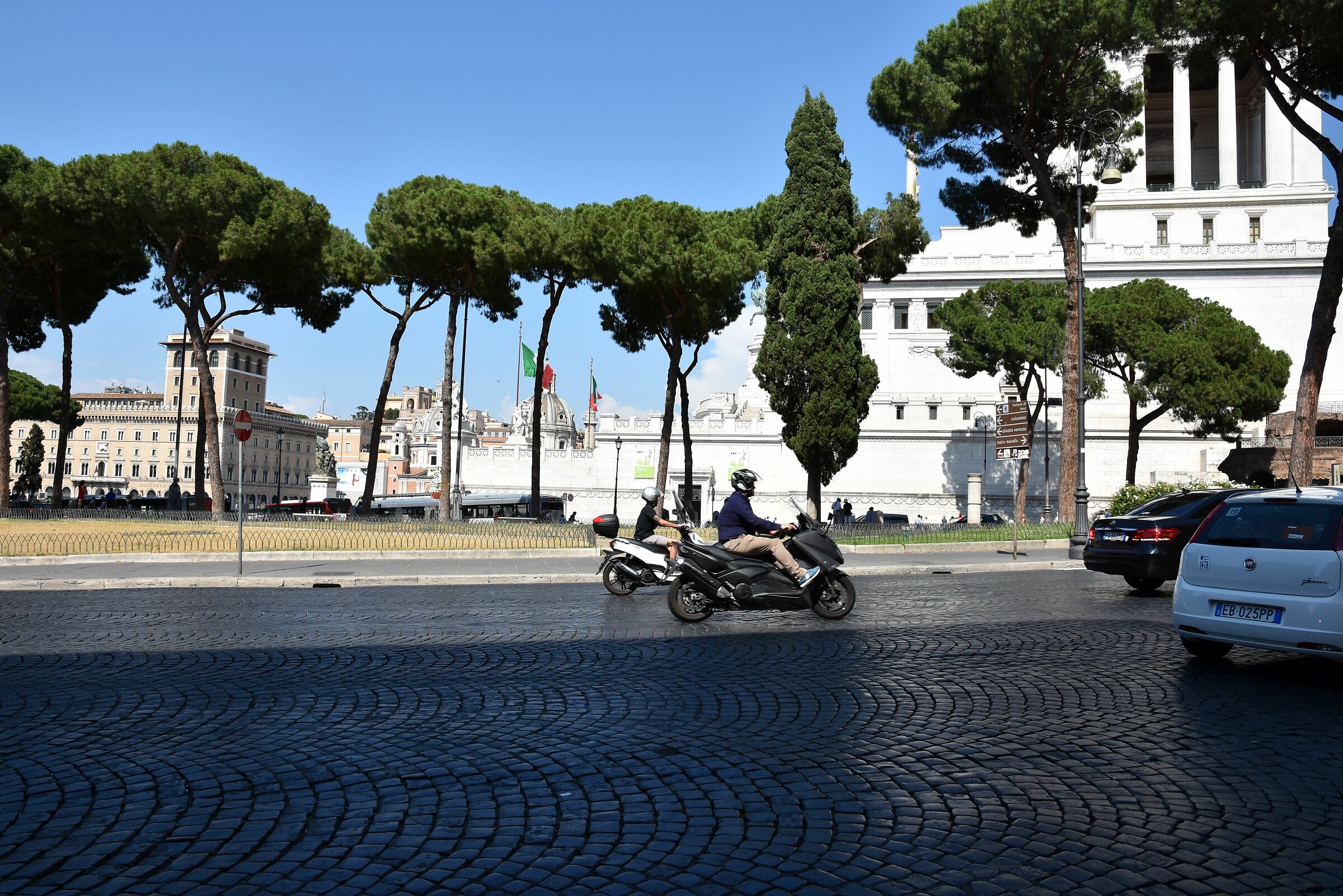 Towards the Capitoline Museums and Capitol Square
