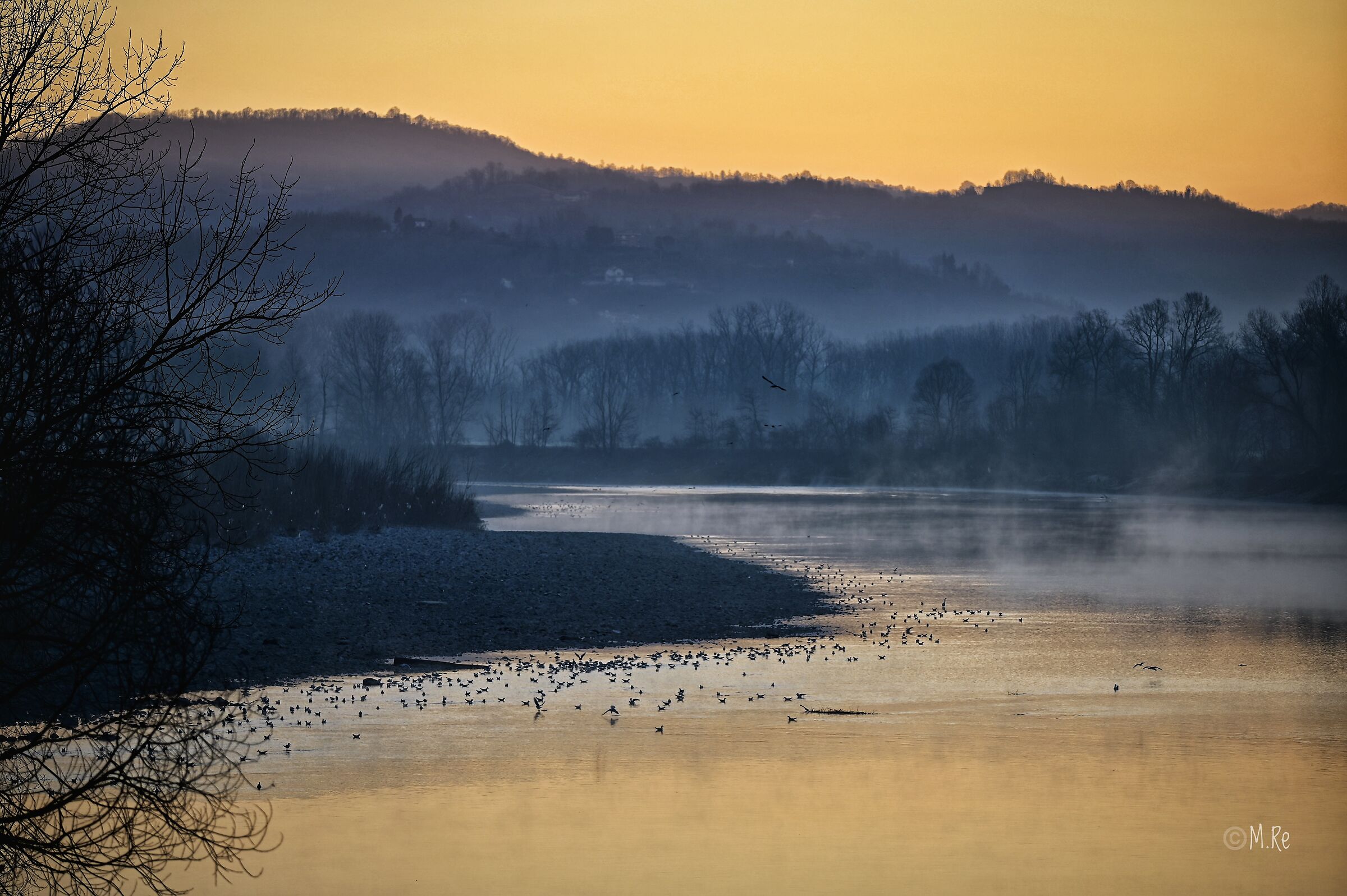 Il Po di mattina