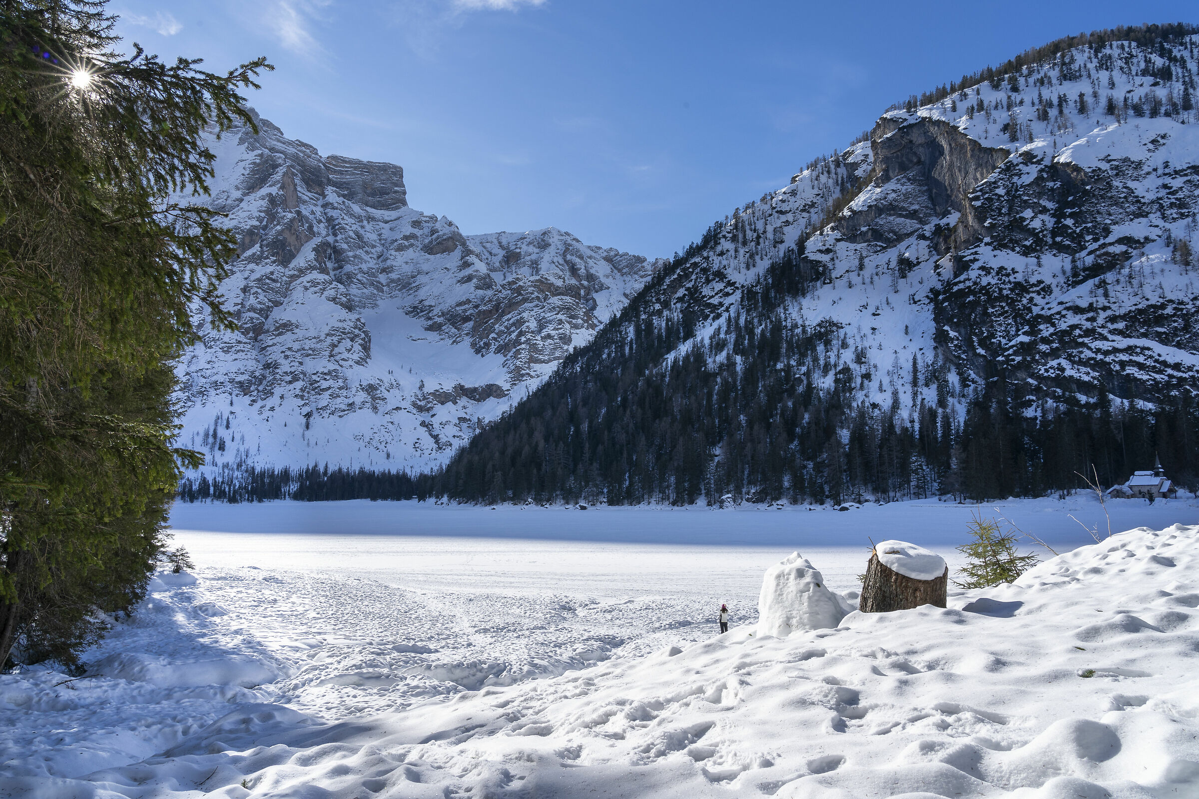 frozen lake other side