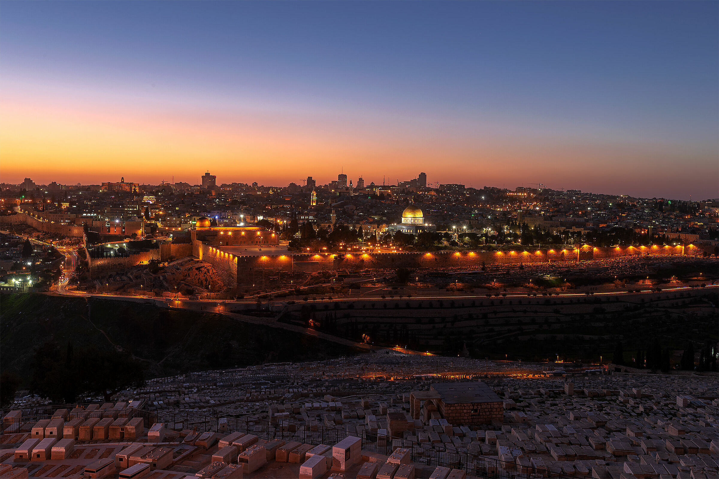 Jerusalem nightscape