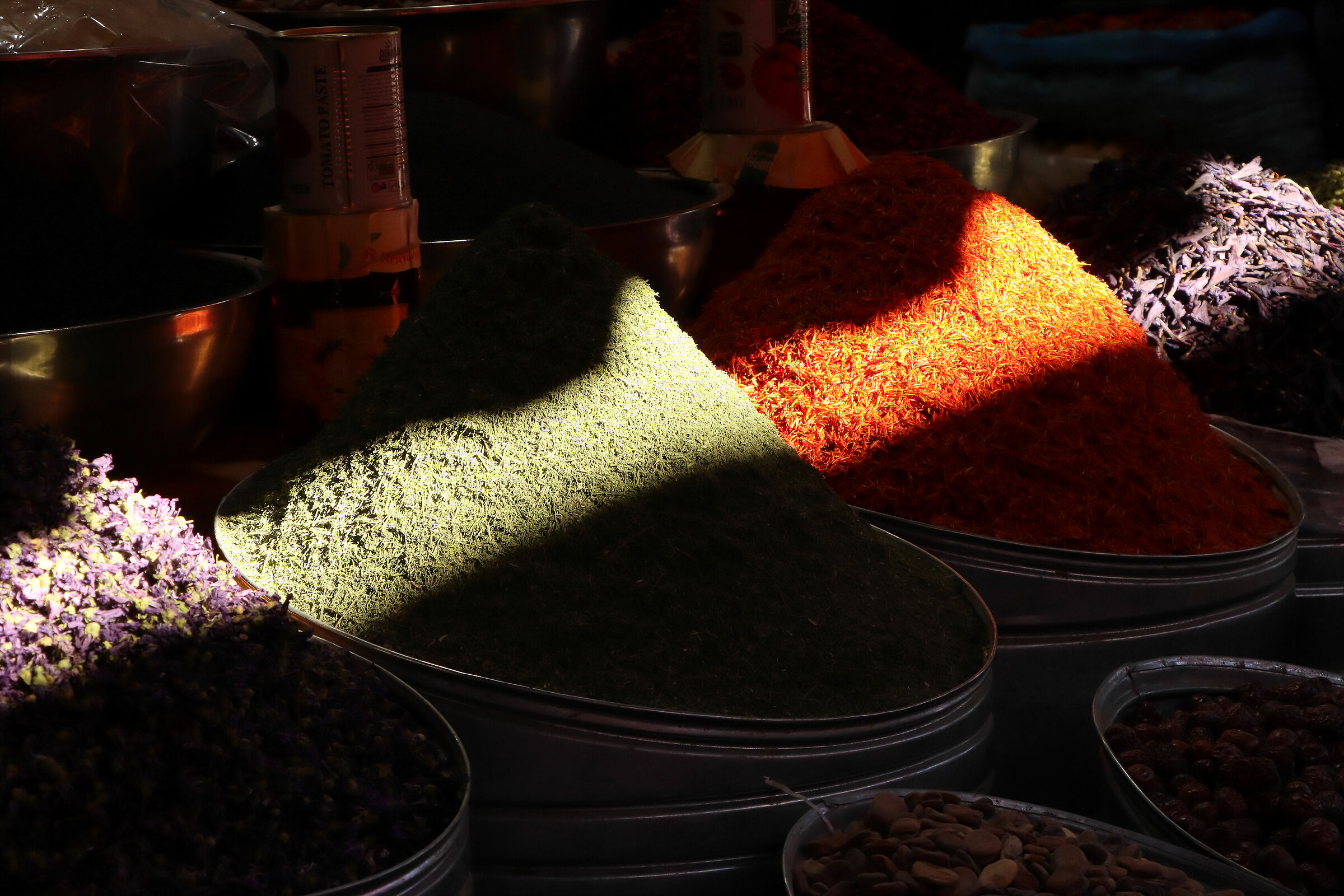 spezie al bazaar di Shiraz