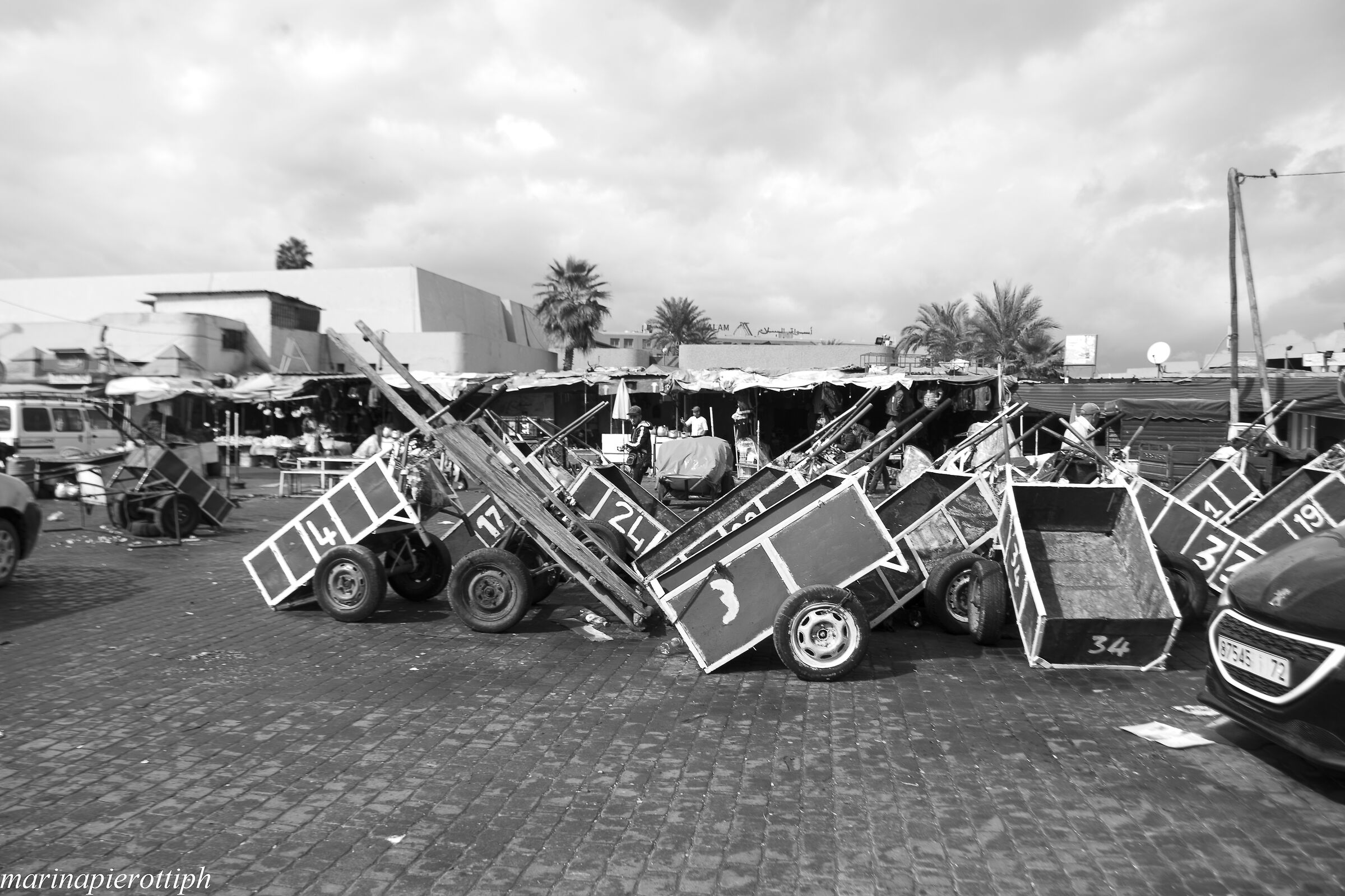 dopo il mercato Marrakesh