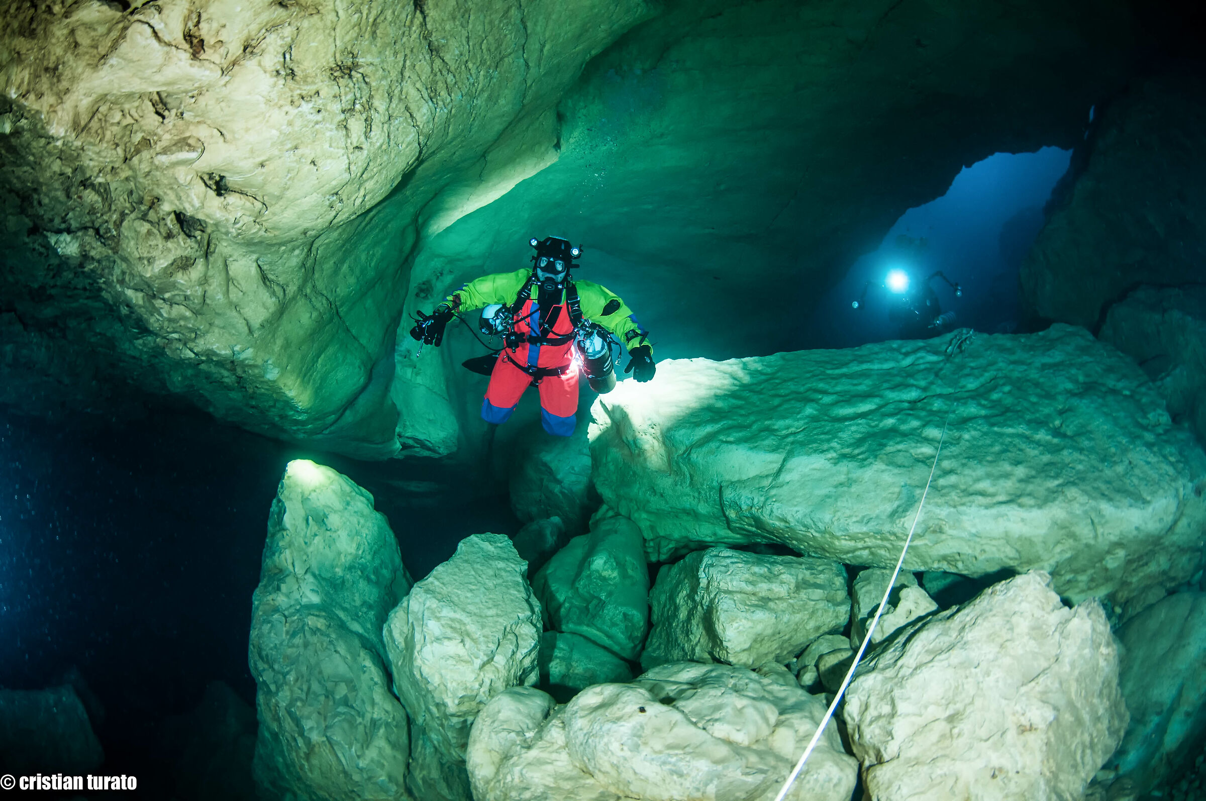 the cave