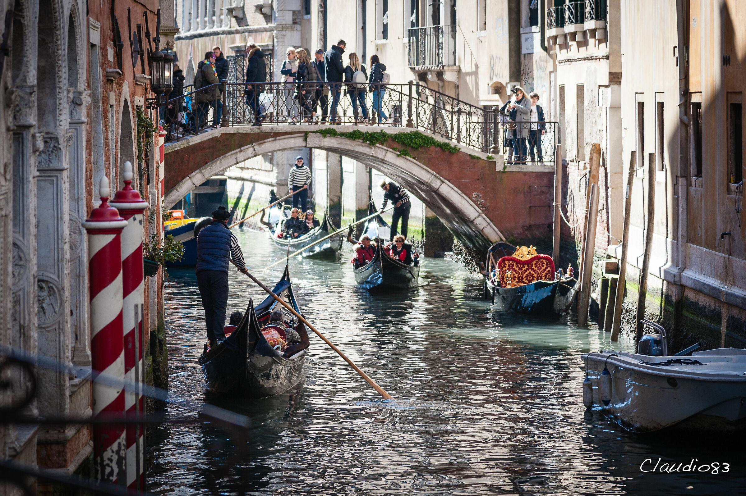 Gondolas in Venice...
