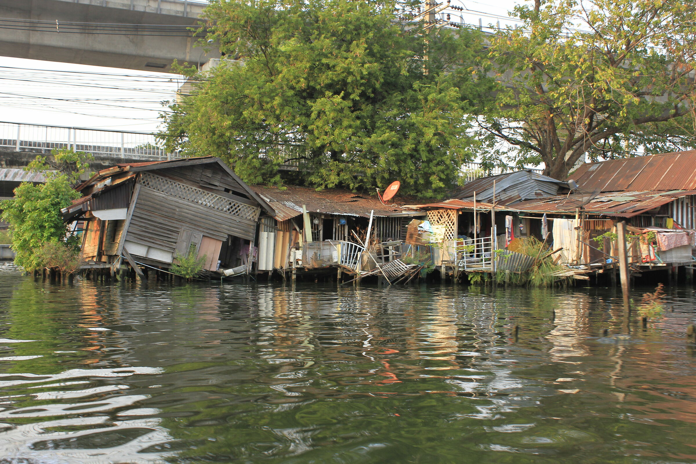 I canali di Bangkok e...le loro abitazioni