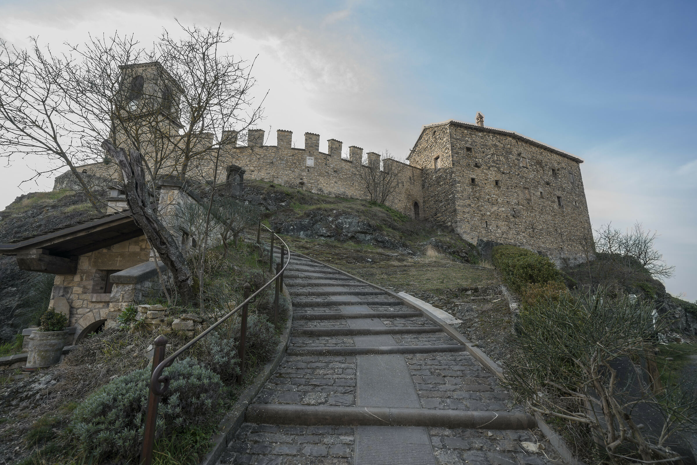 Verso il castello...