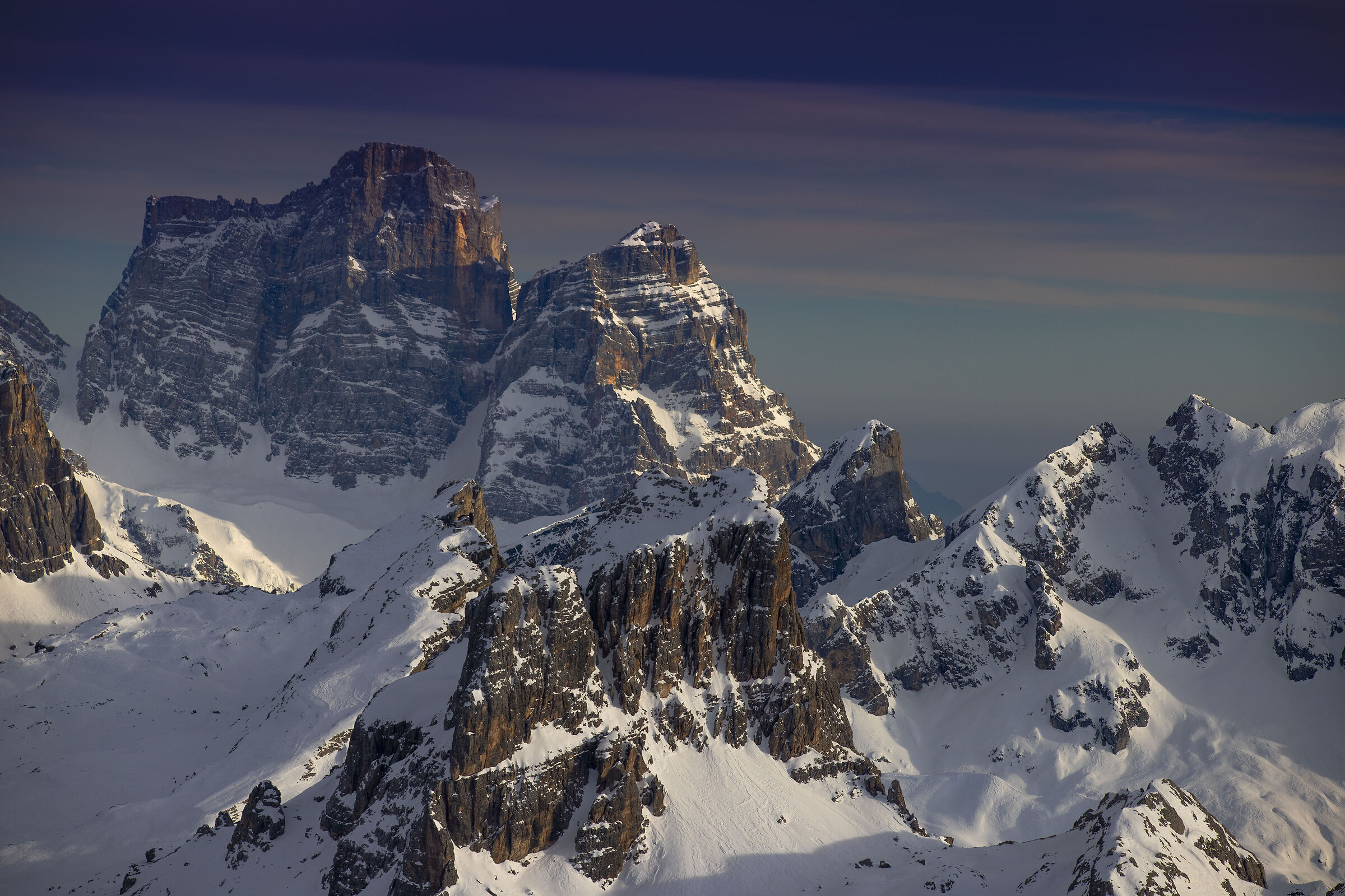 il pelmo visto dal lagazuoi