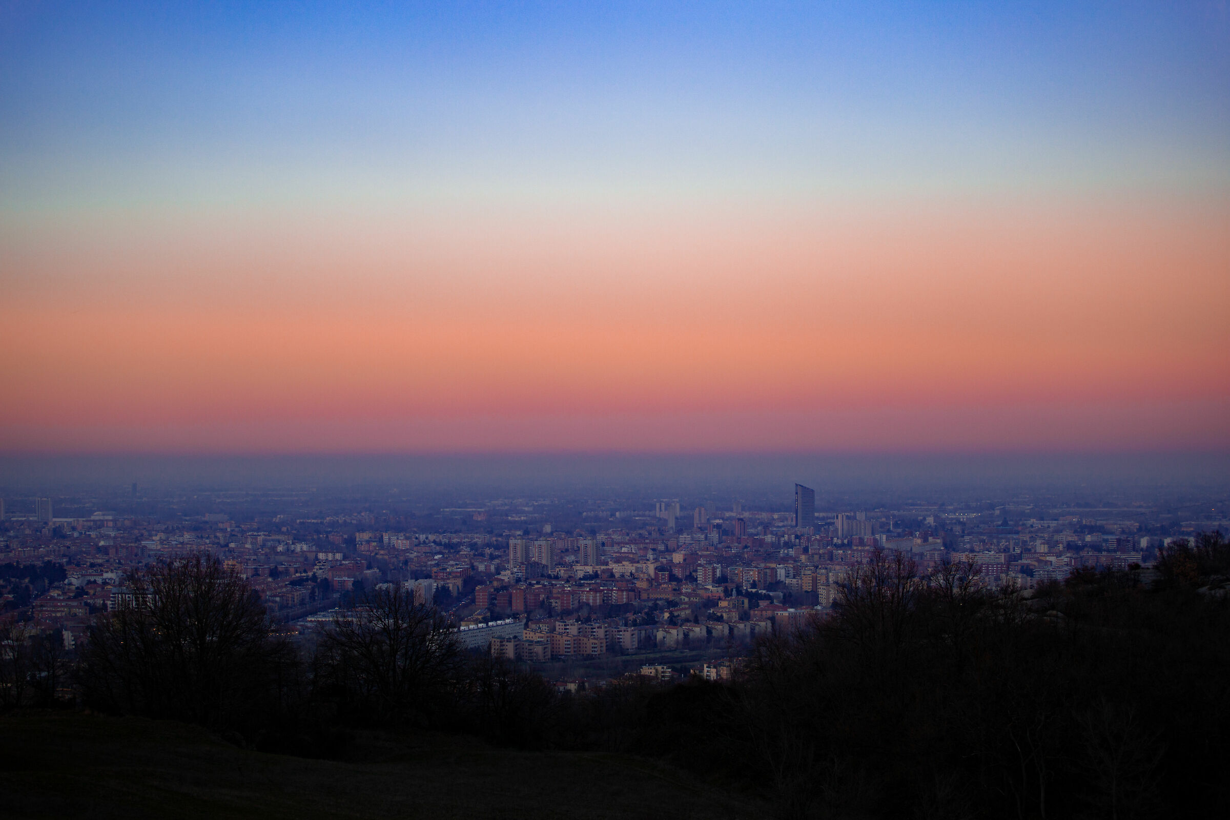 Vista di Bologna dai Colli