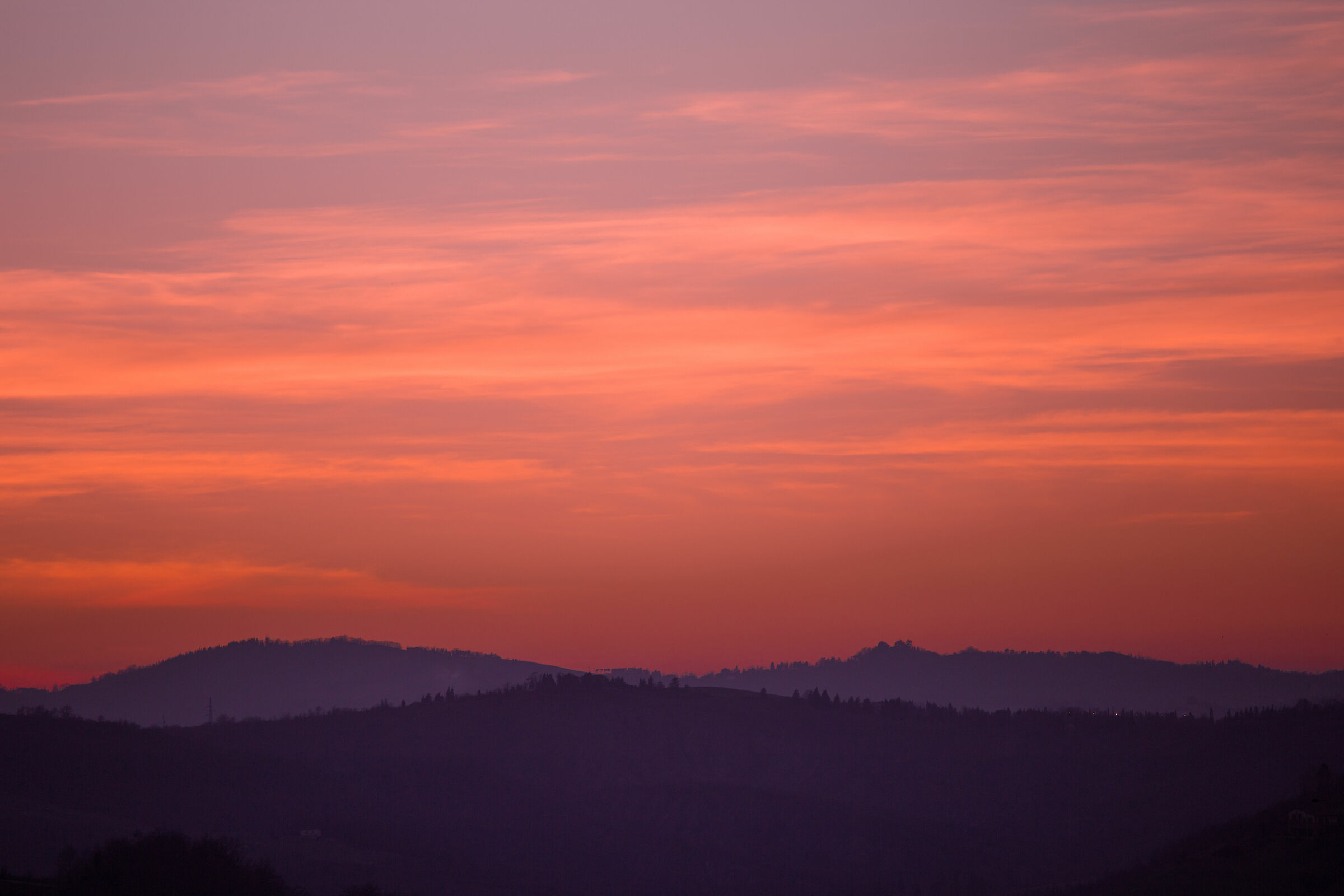 Tramonto sui Colli Bolognesi