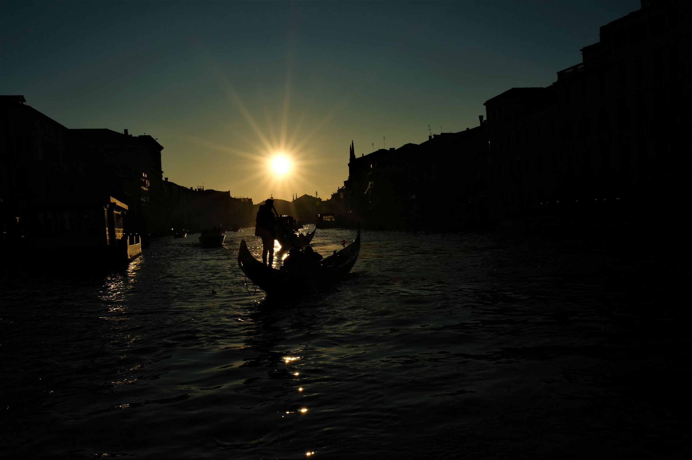 Tramonto sul Canal Grande...