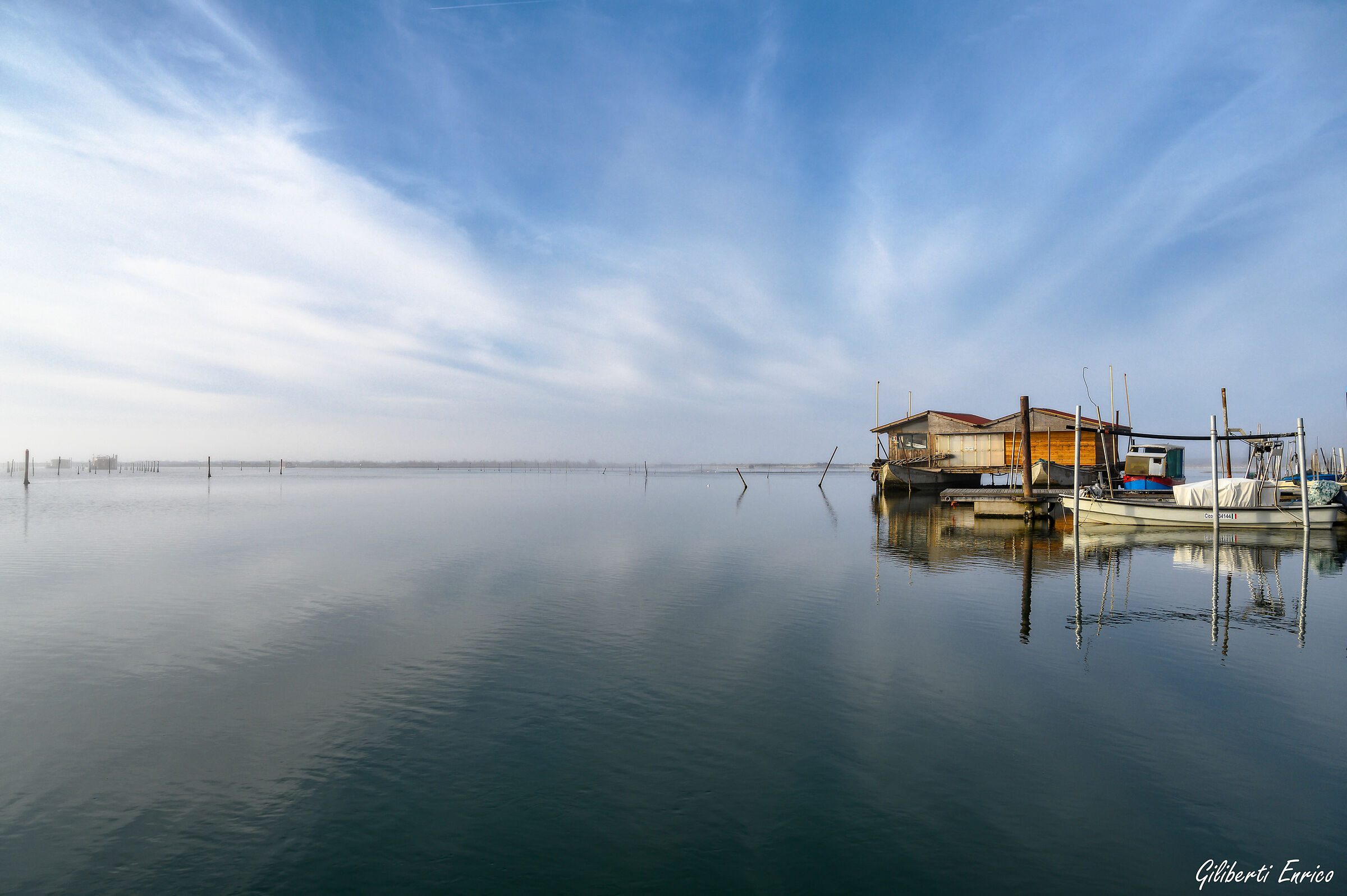 Avanza la nebbia in laguna