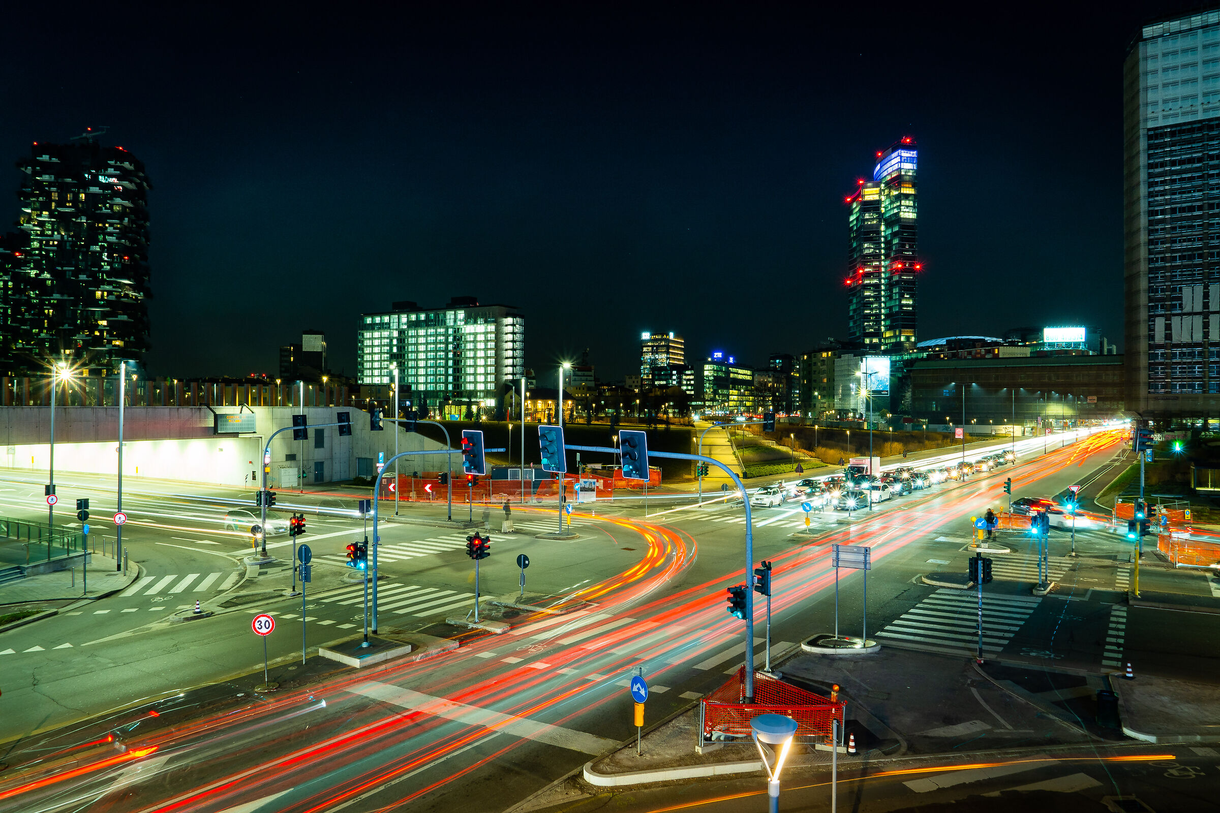 Una vista da Gae Aulenti Milano